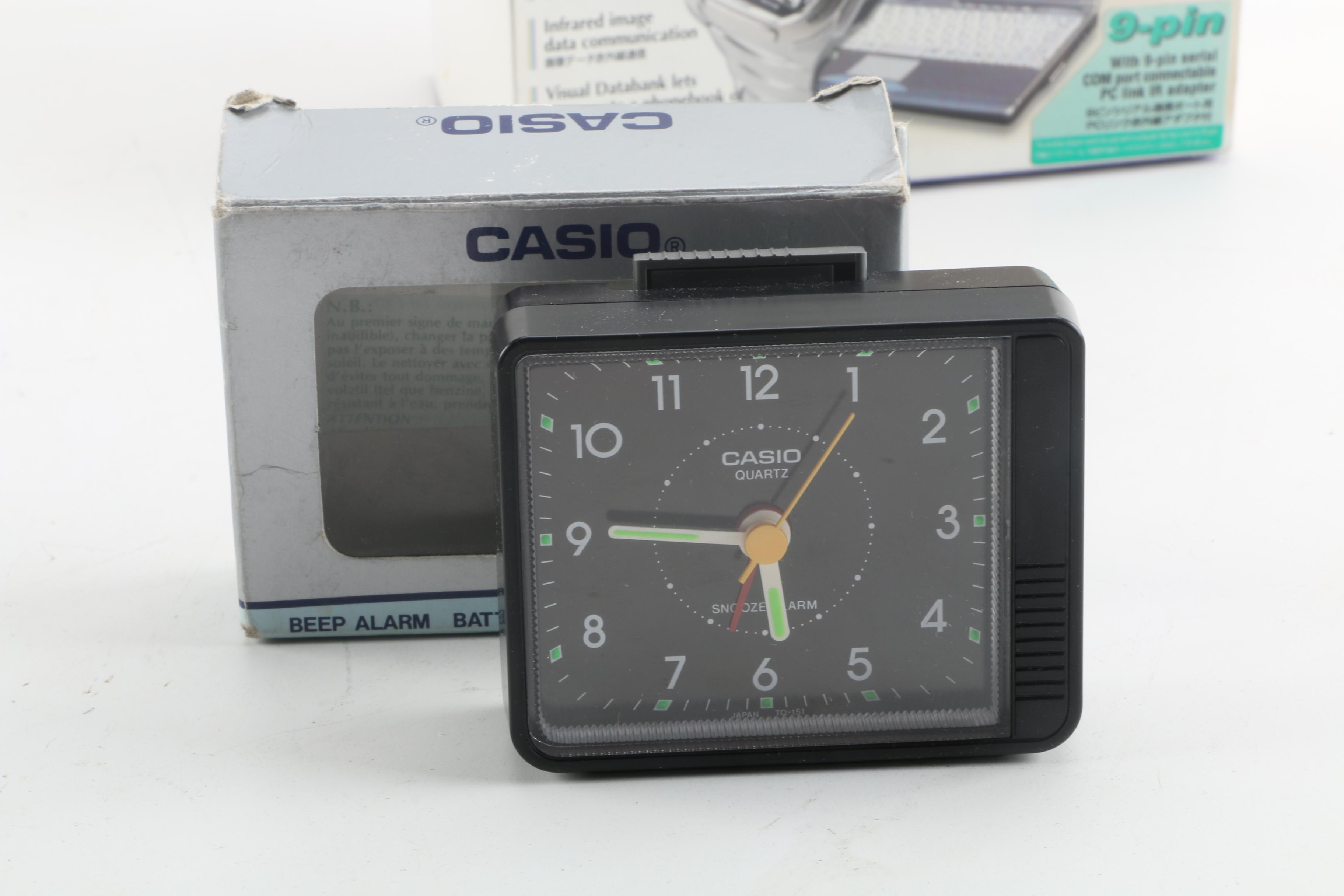 Vintage Casio Alarm Clock and Watch Camera