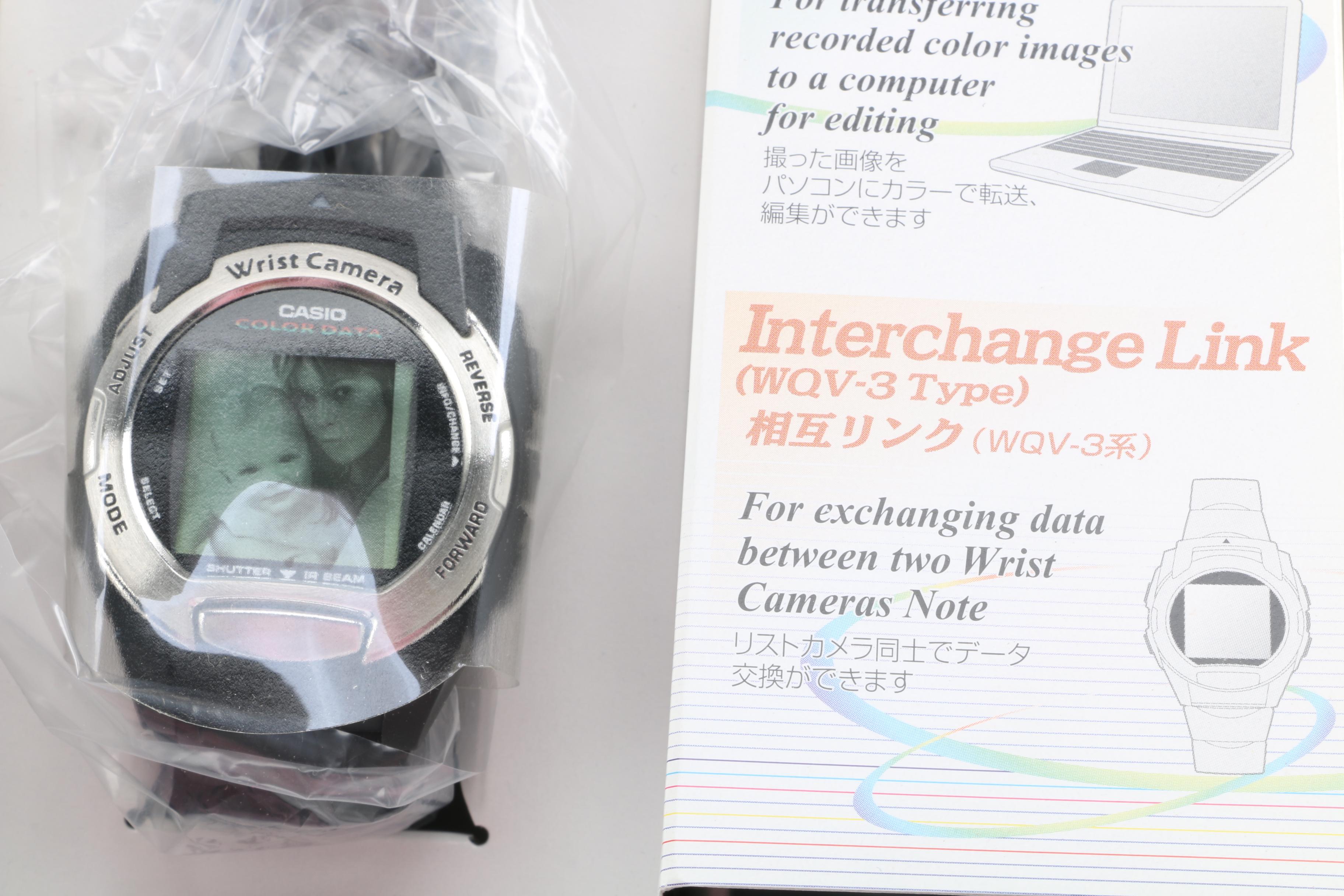 Vintage Casio Alarm Clock and Watch Camera