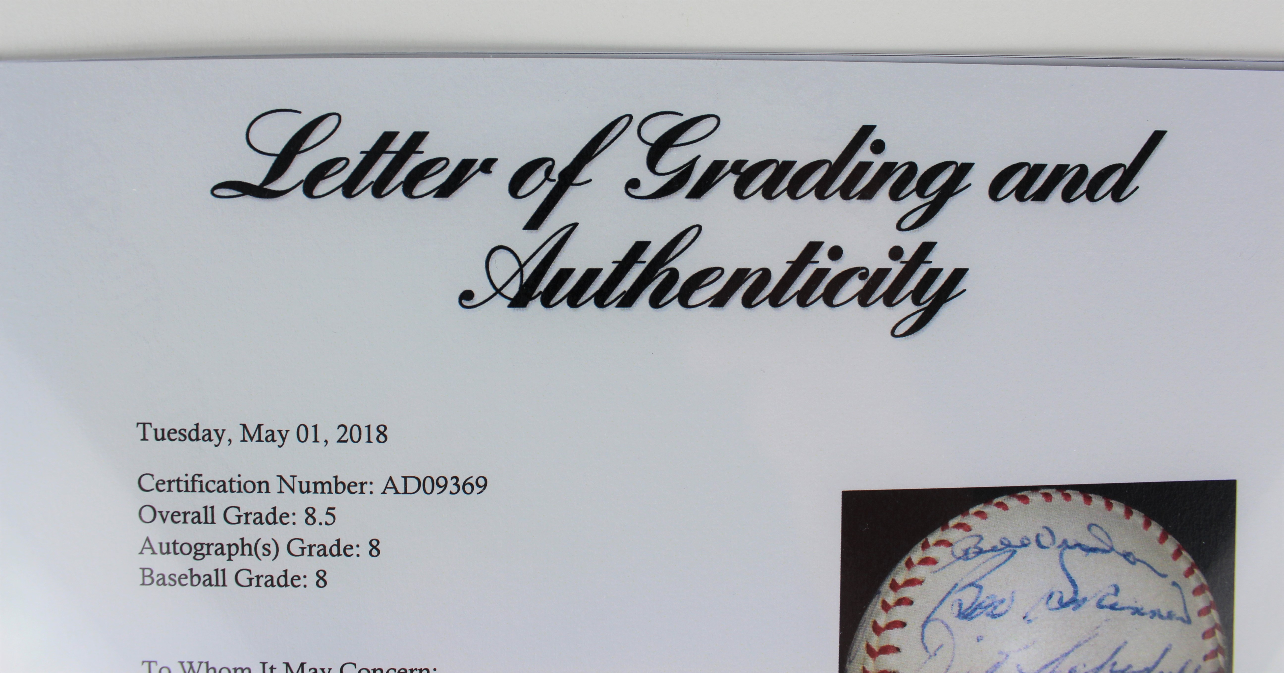 Roberto Clemente Signed 1962 Pittsburgh Pirates Team Ball PSA COA