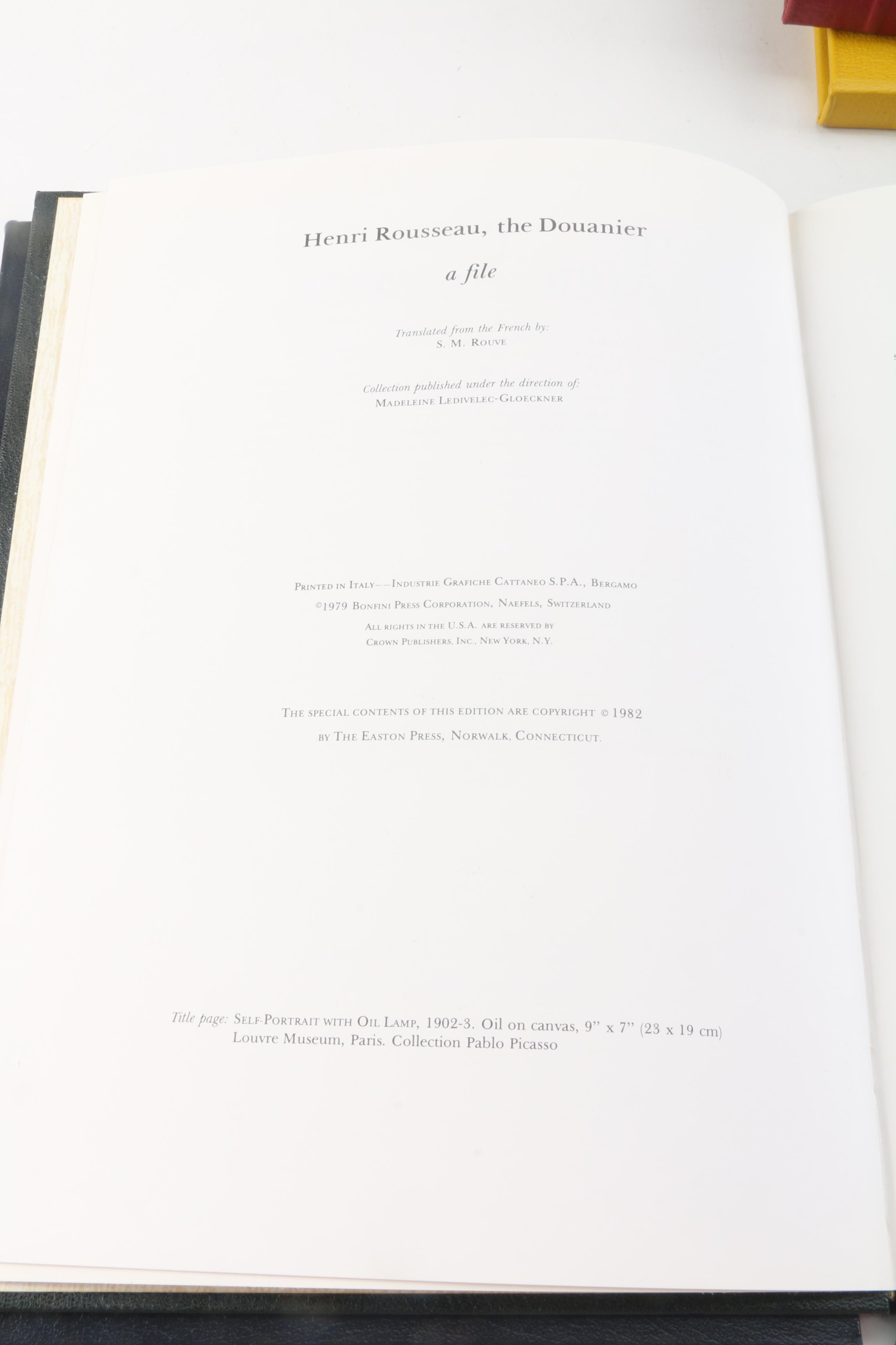 Easton Press Leather Bound "Great Art and Artists" Multi-Volume Set