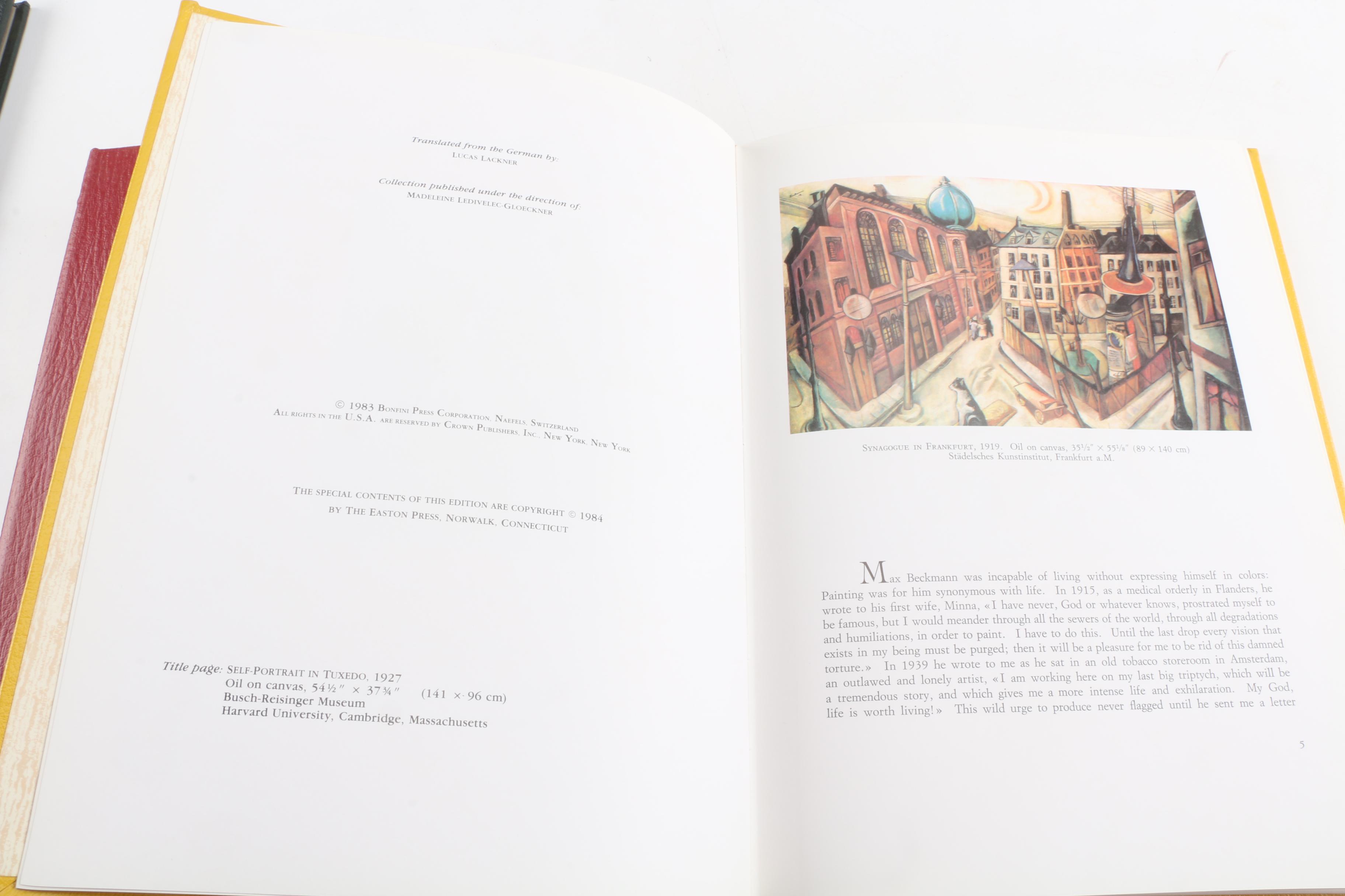 Easton Press Leather Bound "Great Art and Artists" Multi-Volume Set