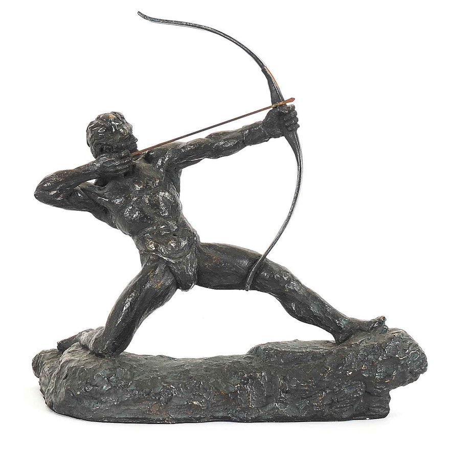 Signed Archer Sculpture