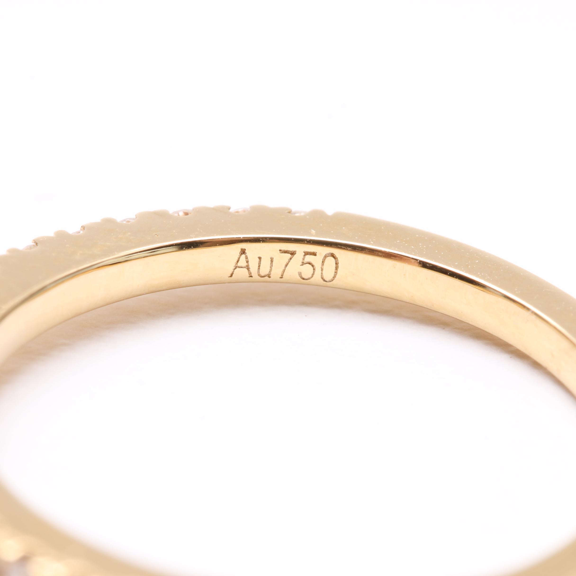 18K Yellow Gold Diamond Ring