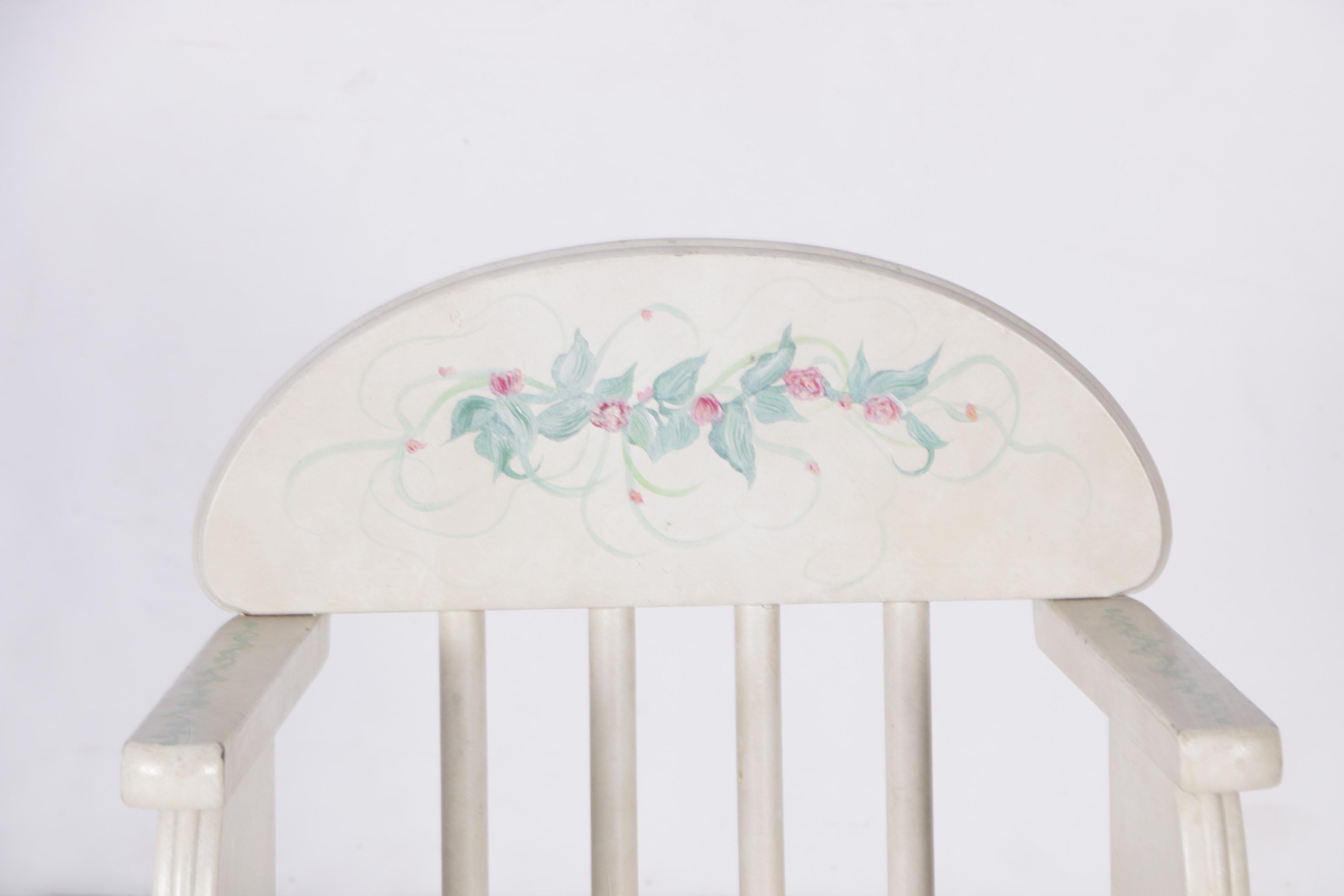 Natalie Cole Hand-Painted Children's Rocking Chair by James Johnsen