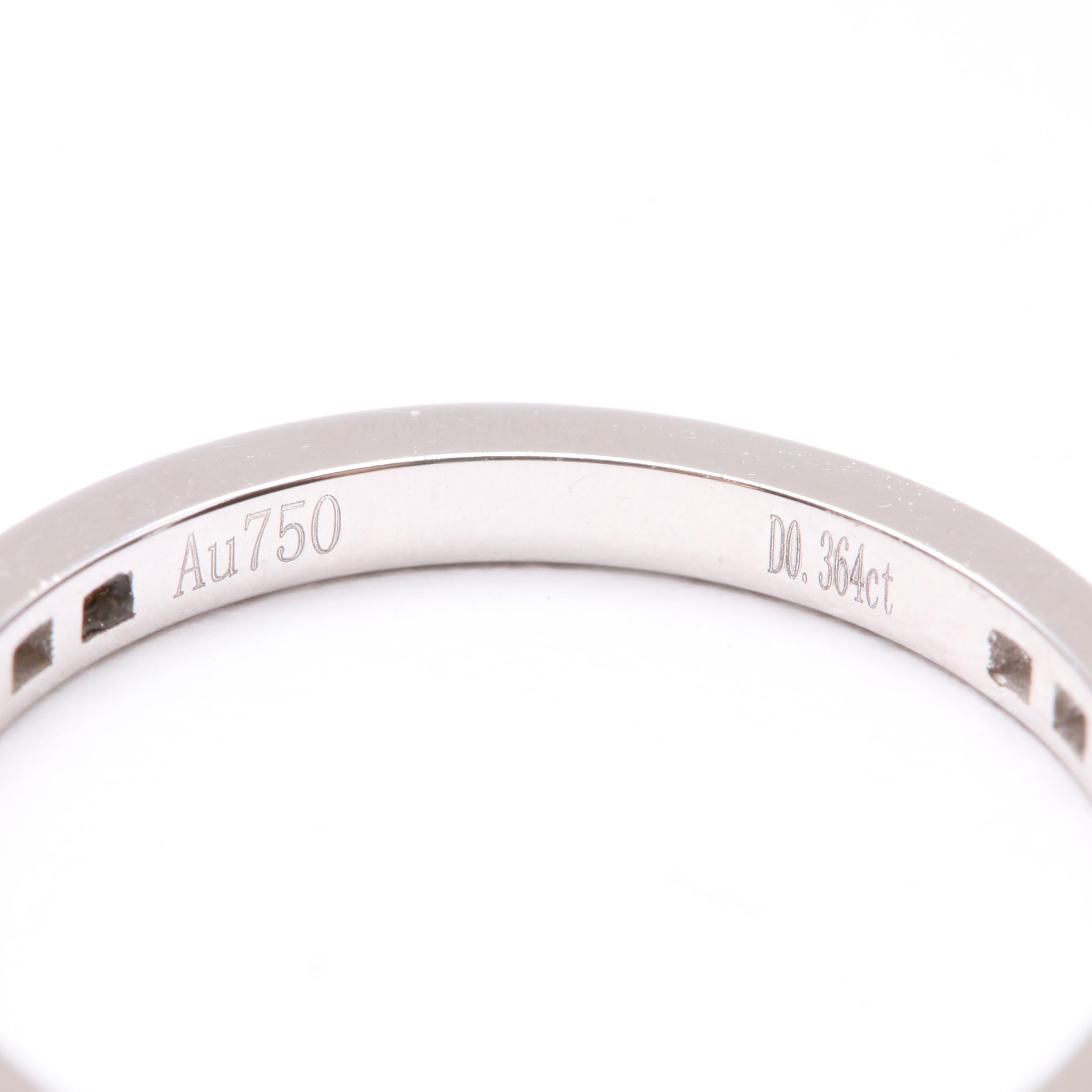 18K White Gold Diamond Eternity Ring
