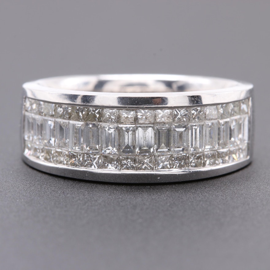 14K White Gold 1.50 CTW Diamond Ring