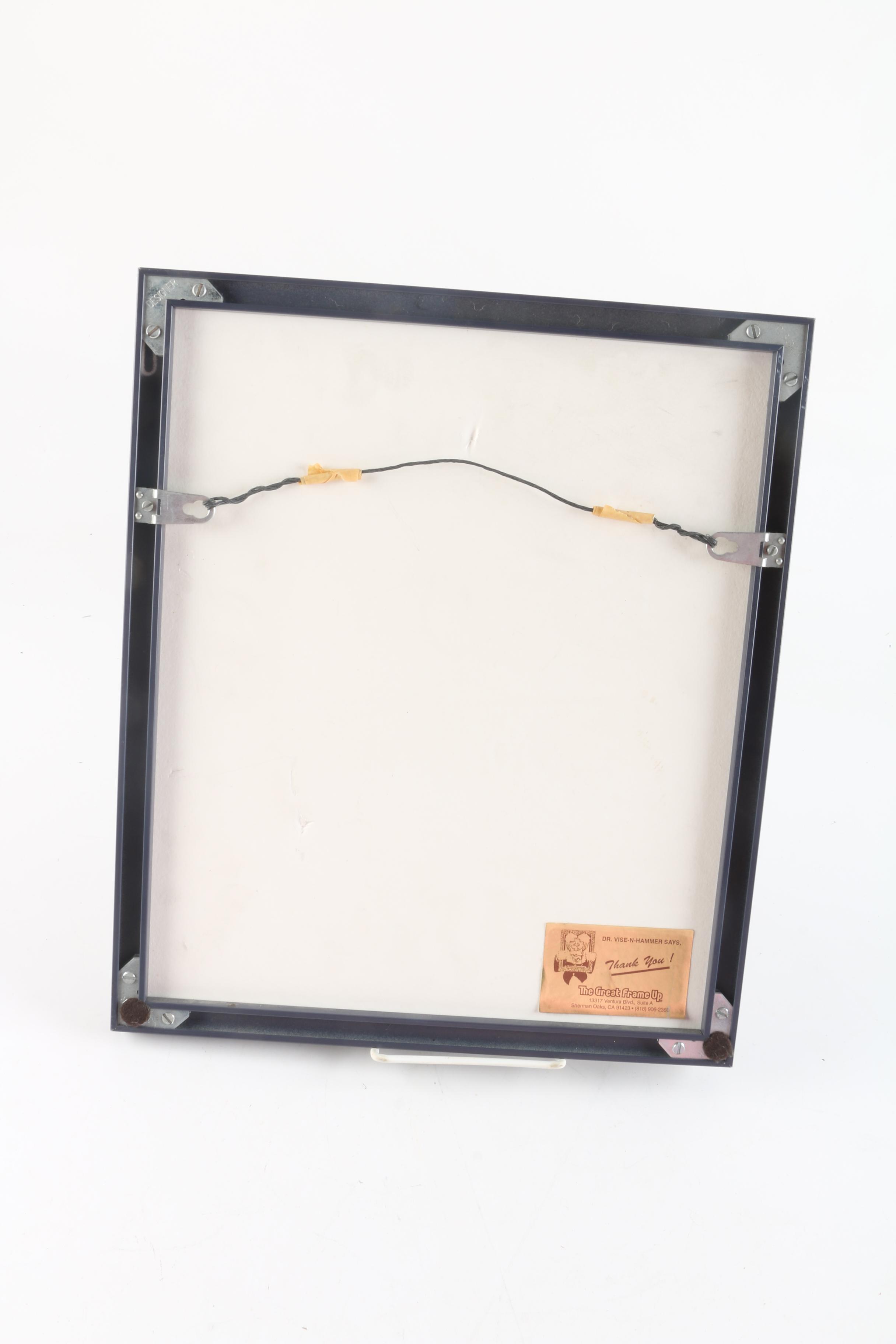 Shaquille O'Neal Autographed Frame Photo