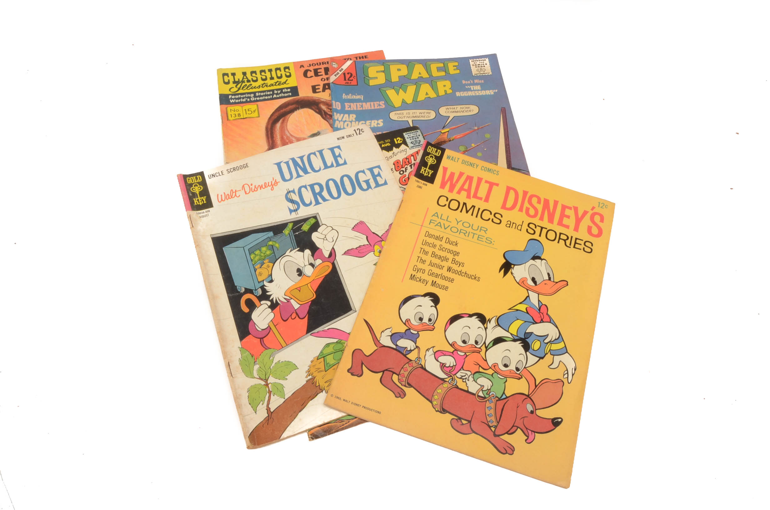 Comic Books Including D.C. Comics, Walt Disney, and "MAD"