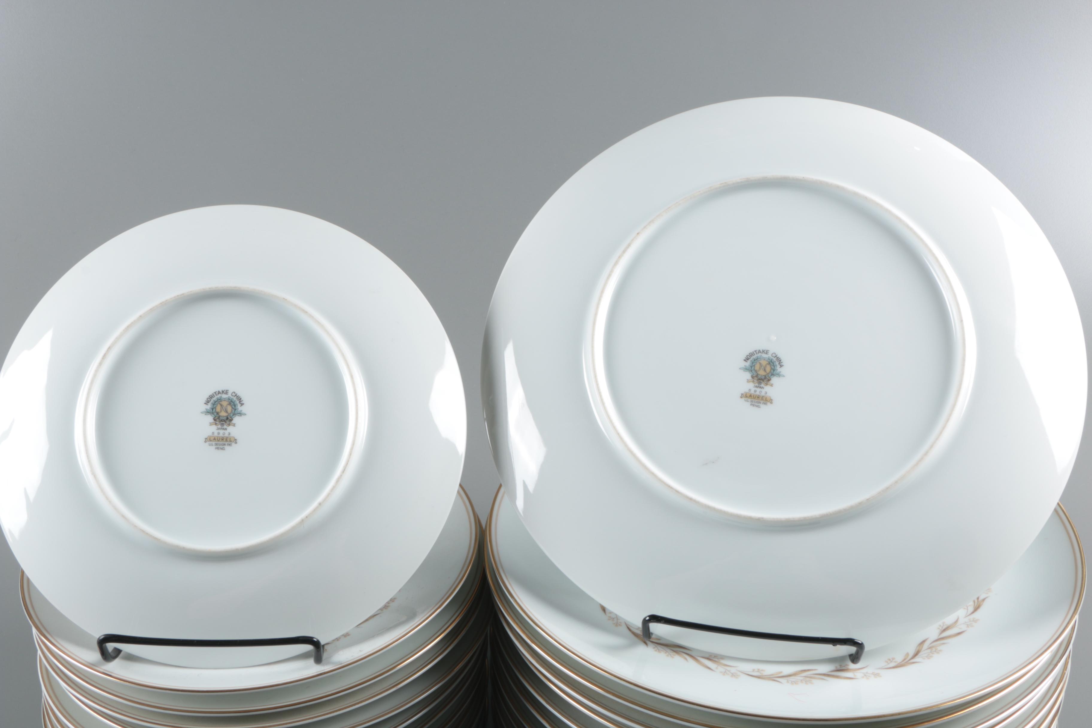 Noritake "Laurel" Porcelain Dinnerware, c. 1958-69