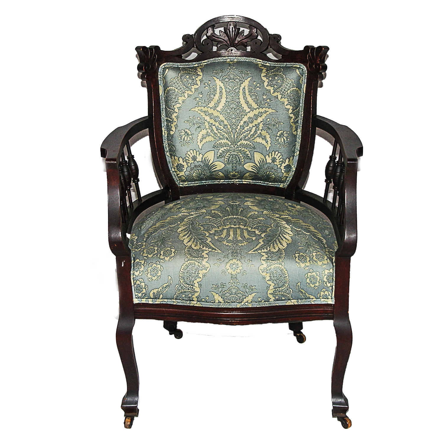 Vintage Victorian Eastlake Style Armchair