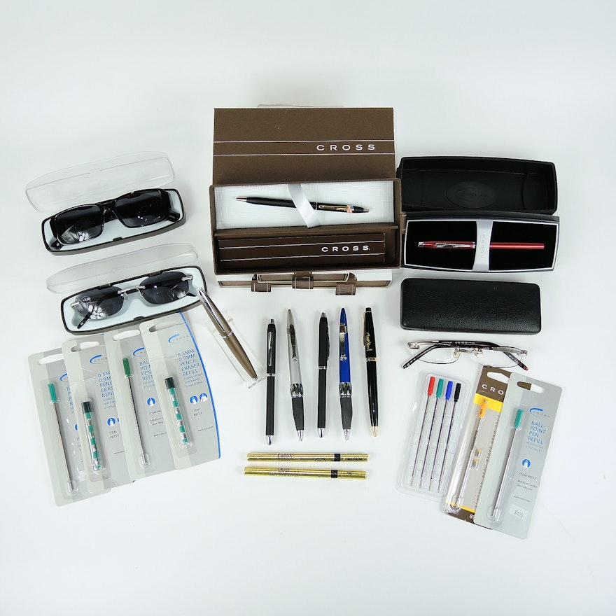 Cross Pens and Eyeglasses Collection