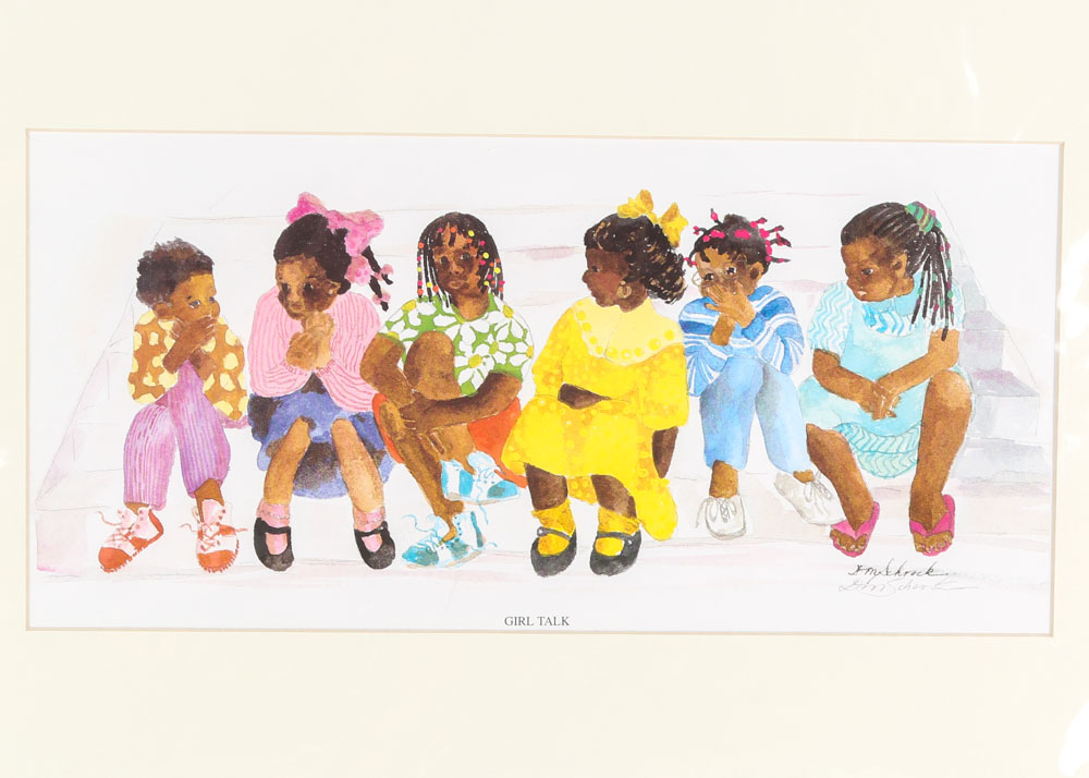 Doris Schrock Signed Offset Lithographs