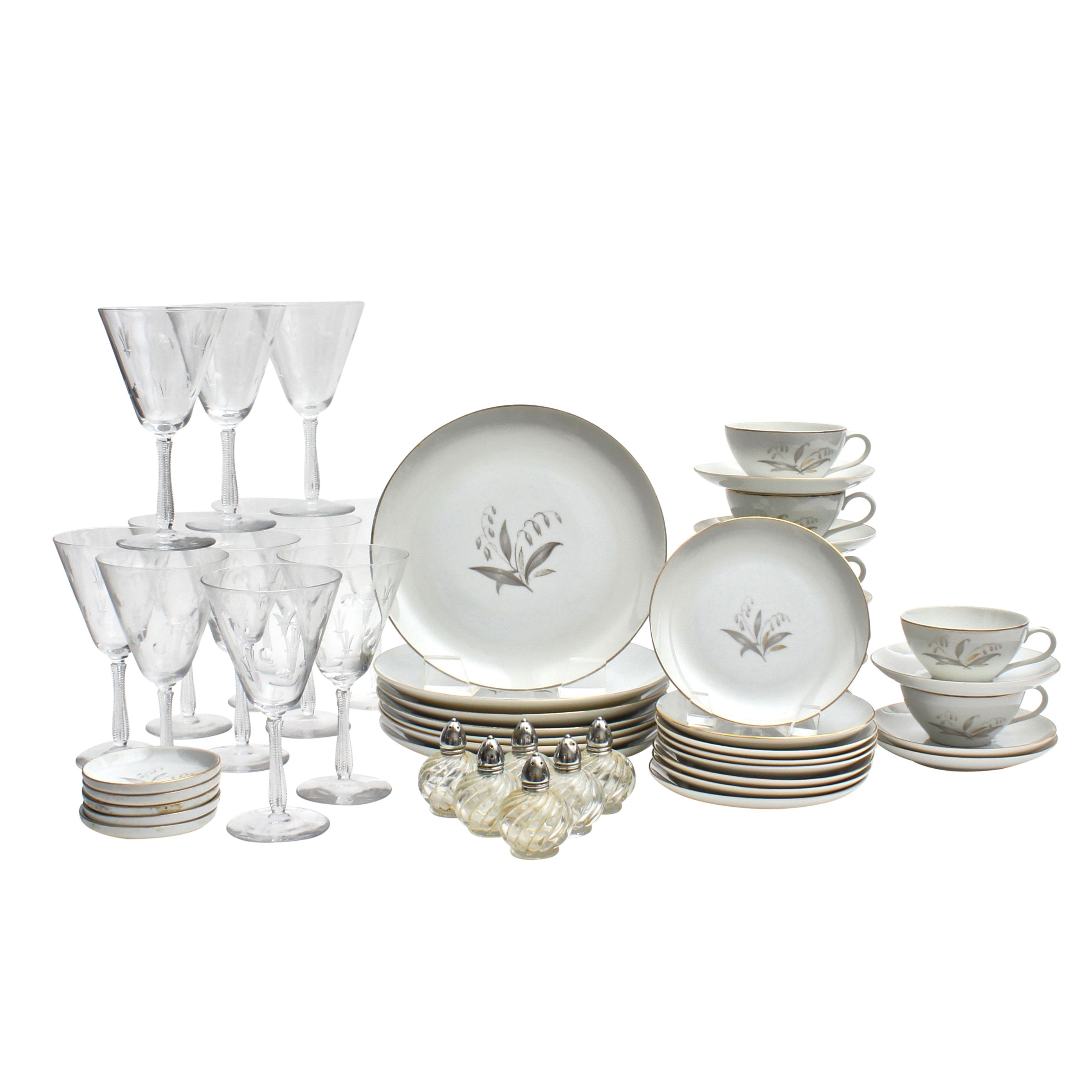 Kaysons "Golden Rhapsody" Fine Porcelain China Set