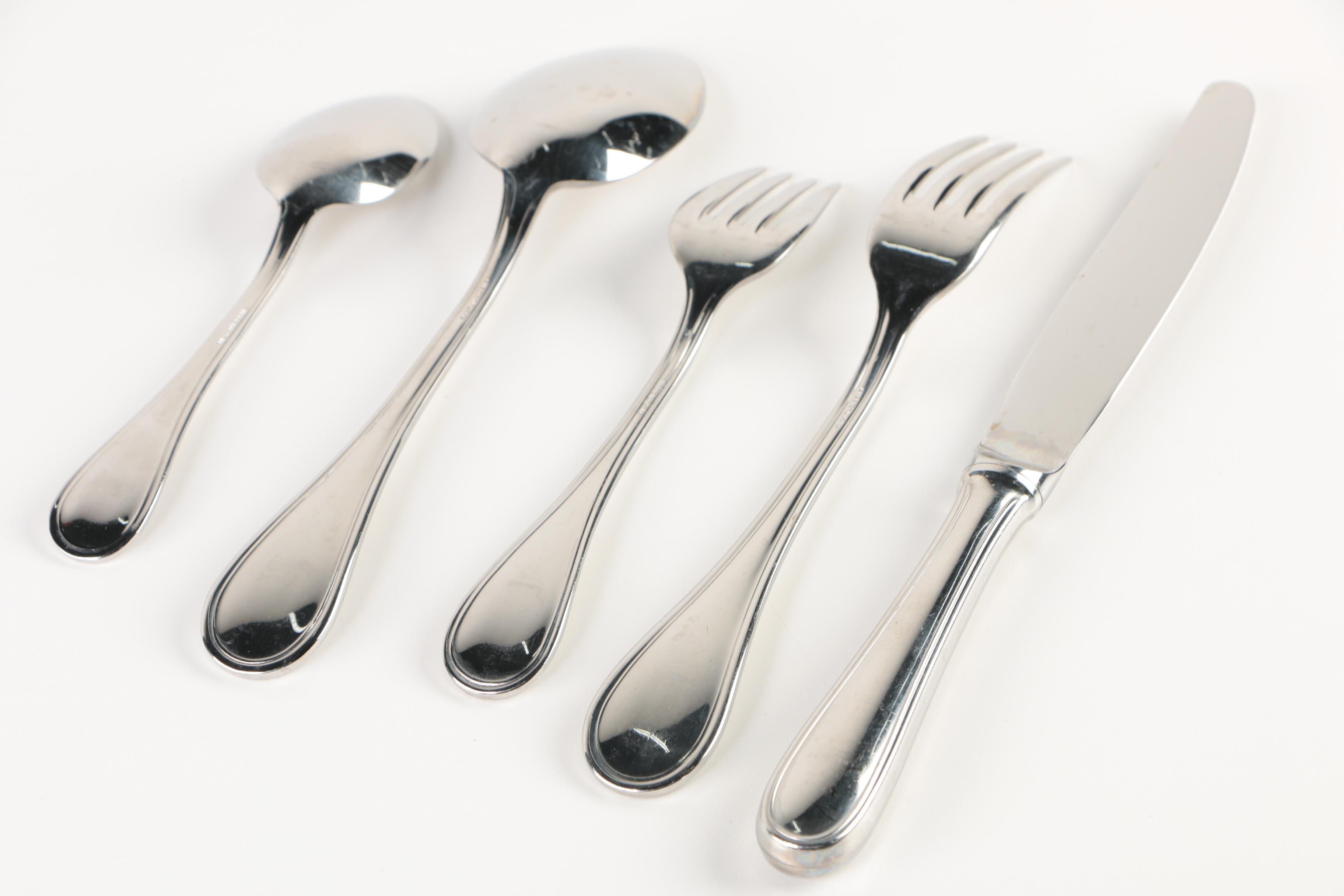 Christofle "Albi-Calissa" Stainless Steel Flatware