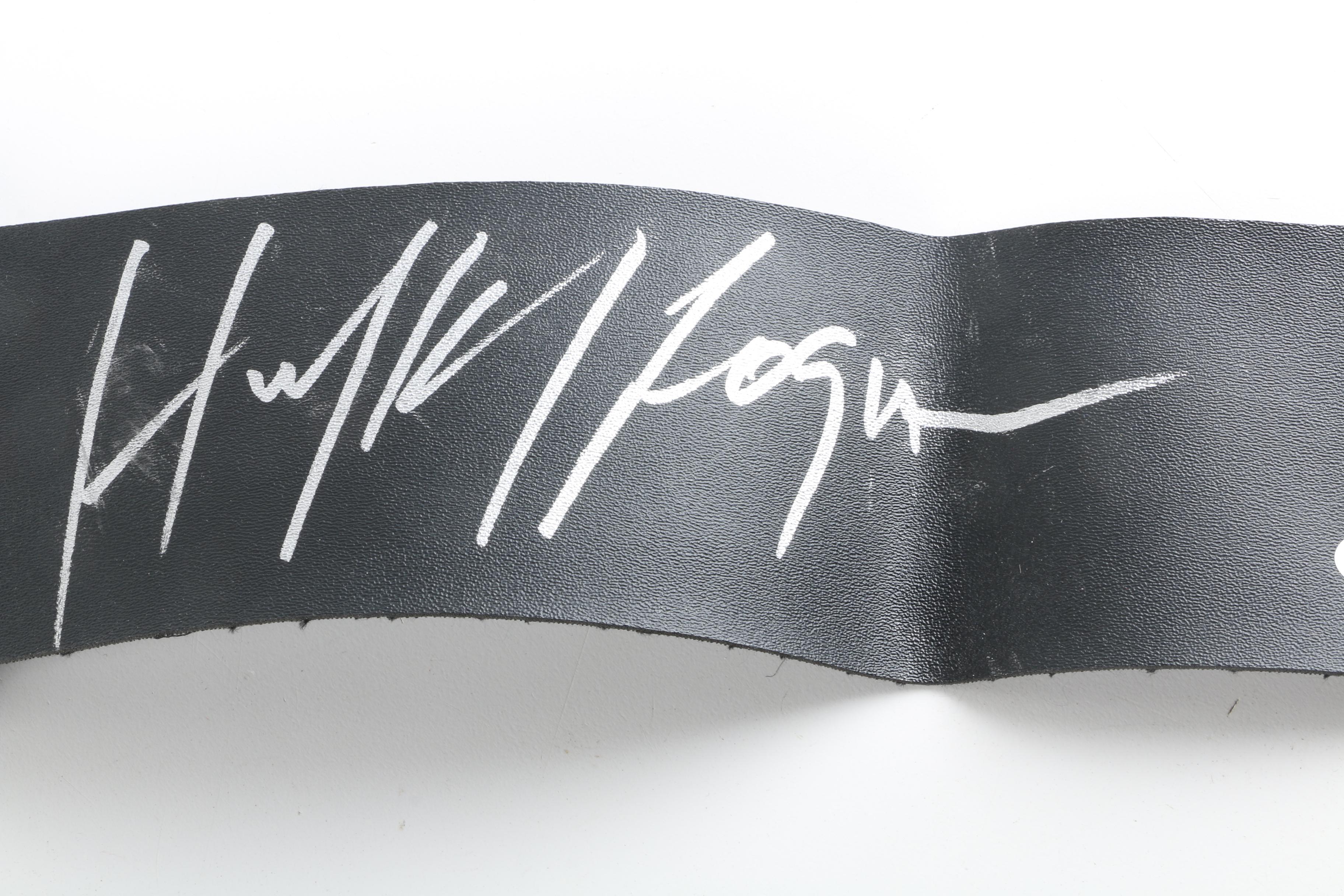 Hulk Hogan Autographed Replica WWE Belt - JSA COA