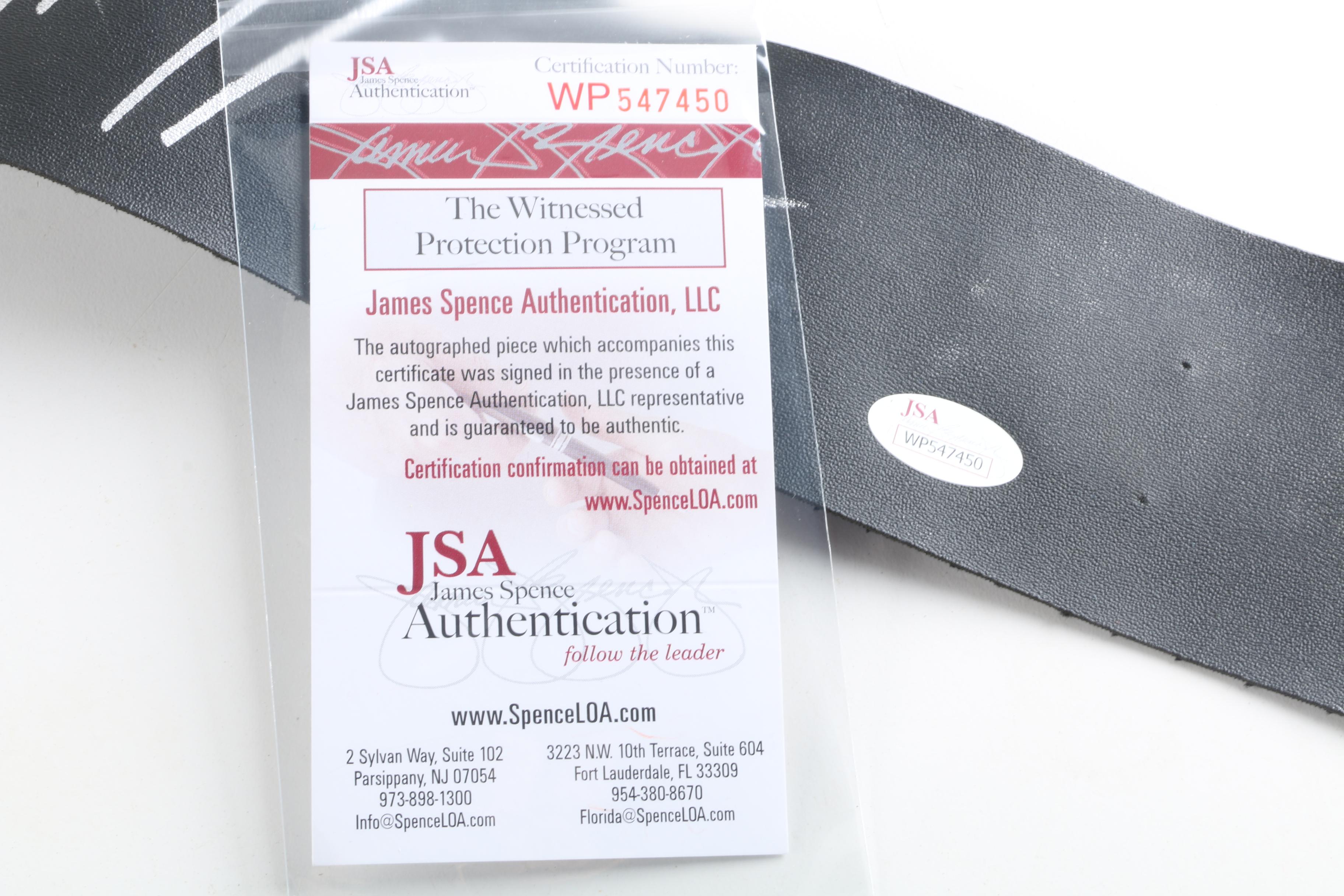 Hulk Hogan Autographed Replica WWE Belt - JSA COA