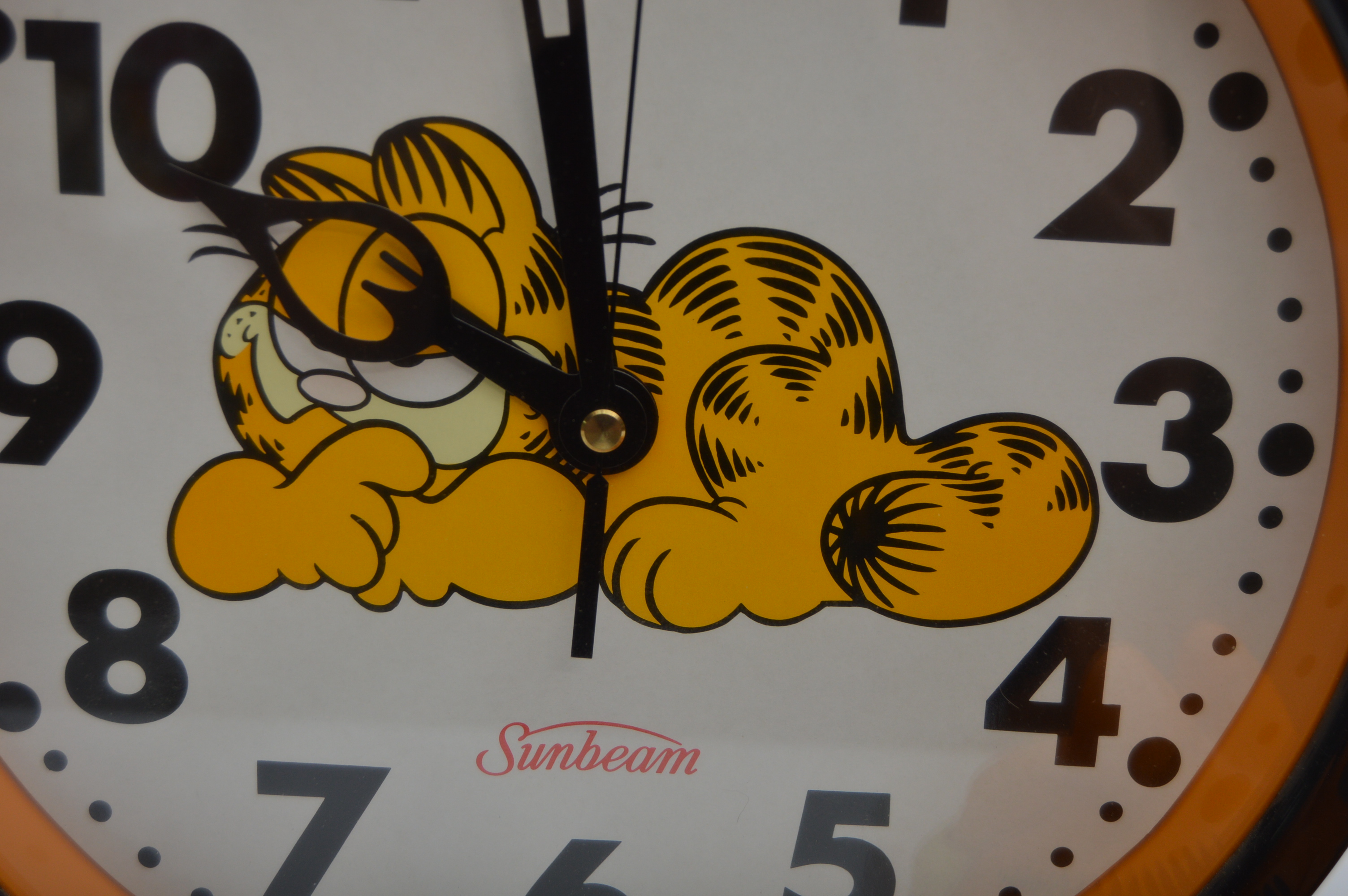 Vintage Garfield Alarm Clock and Telephone