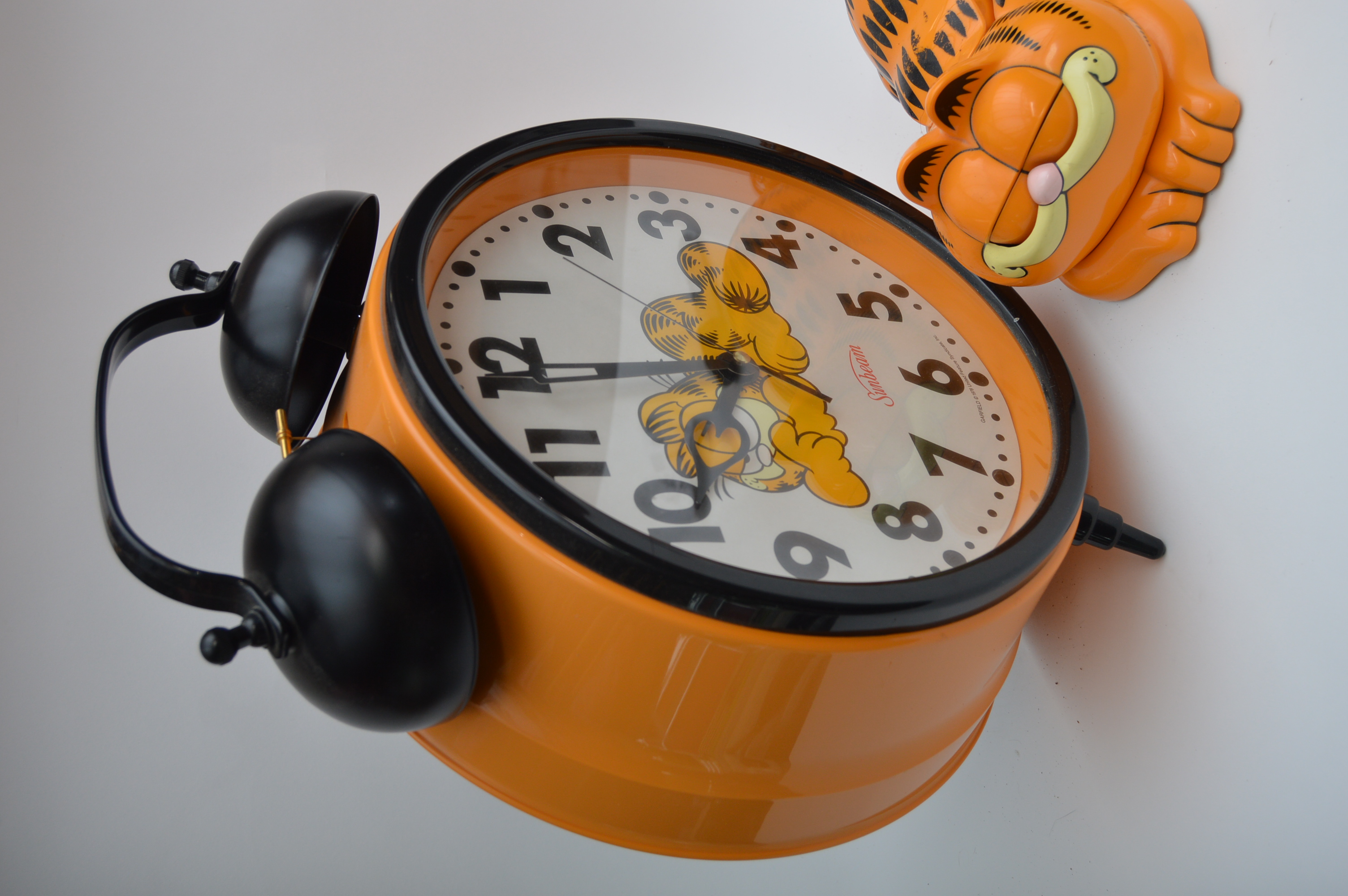 Vintage Garfield Alarm Clock and Telephone
