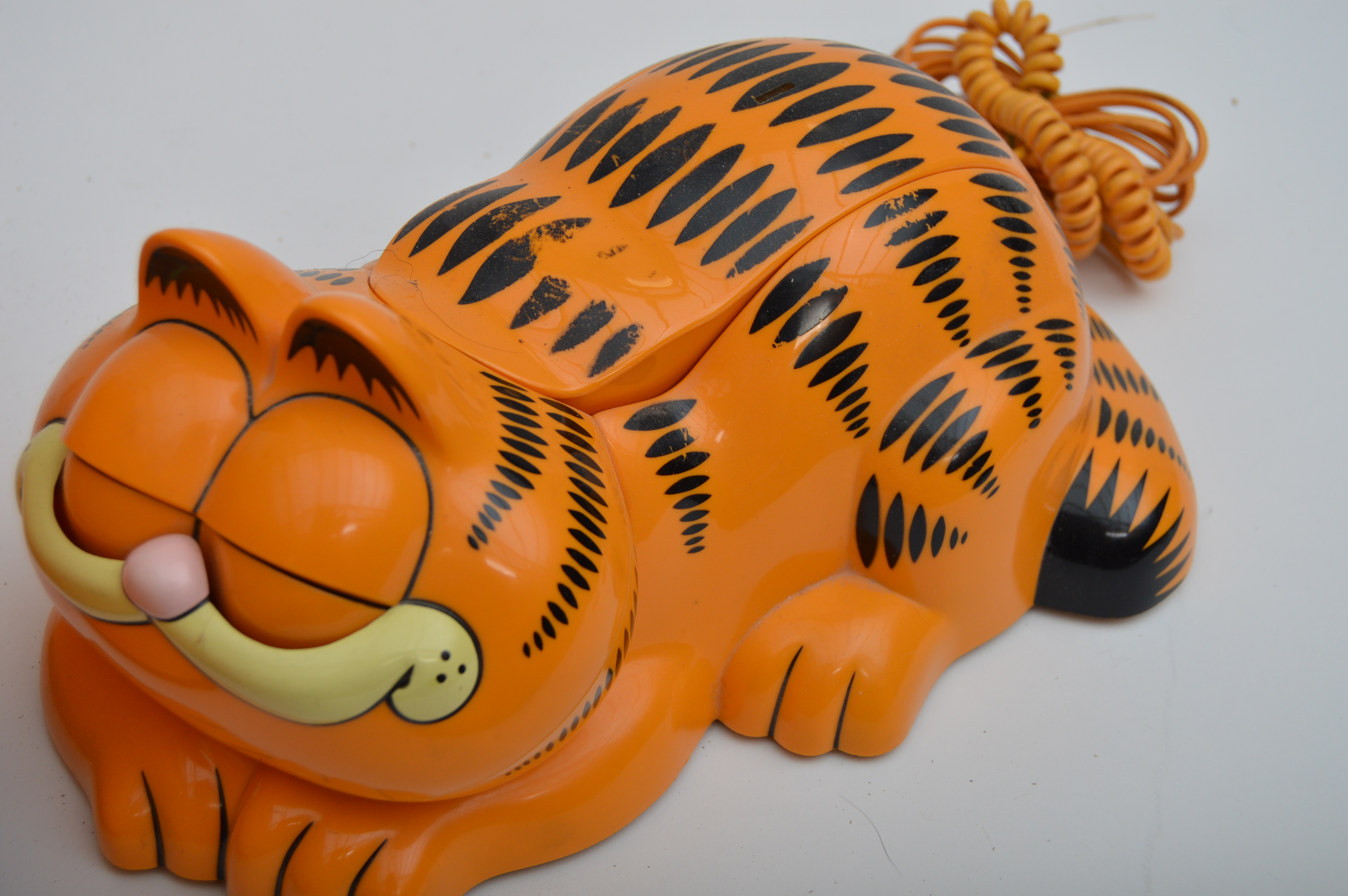 Vintage Garfield Alarm Clock and Telephone
