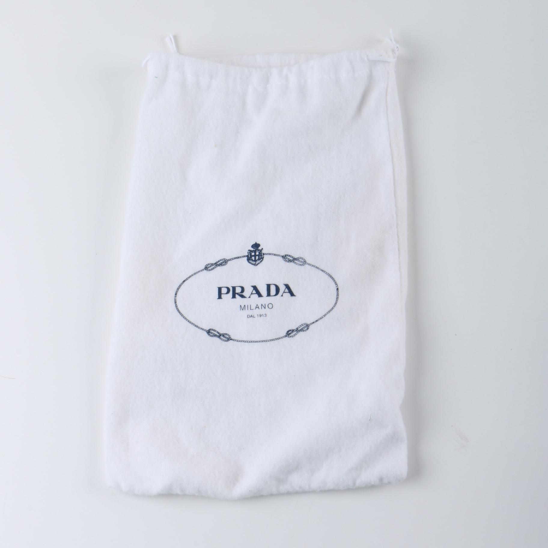 Prada Black Leather Peep-Toe Platform Slingback Heels