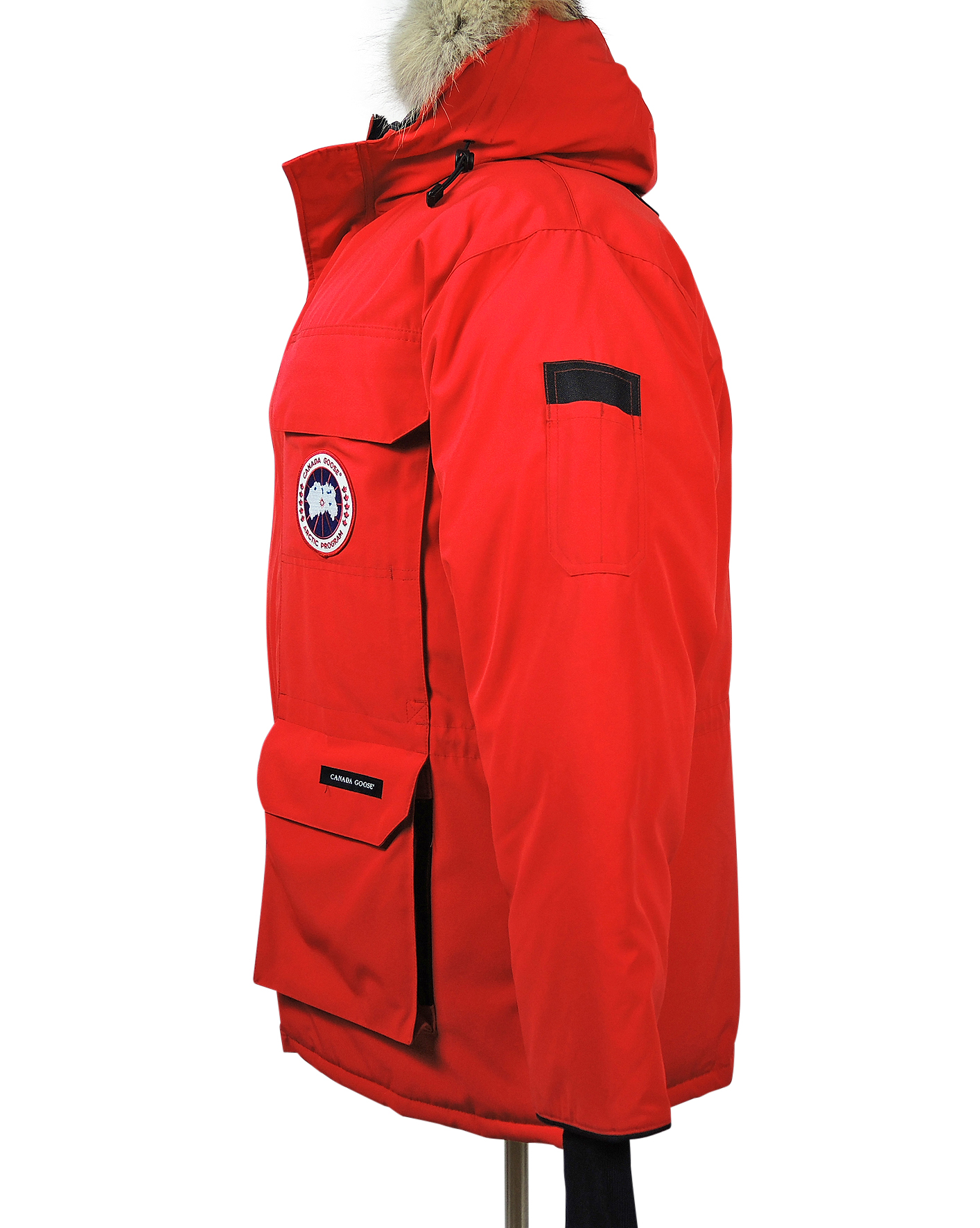 Men's Red Canada Goose Down Expedition Parka with Gordini Gloves