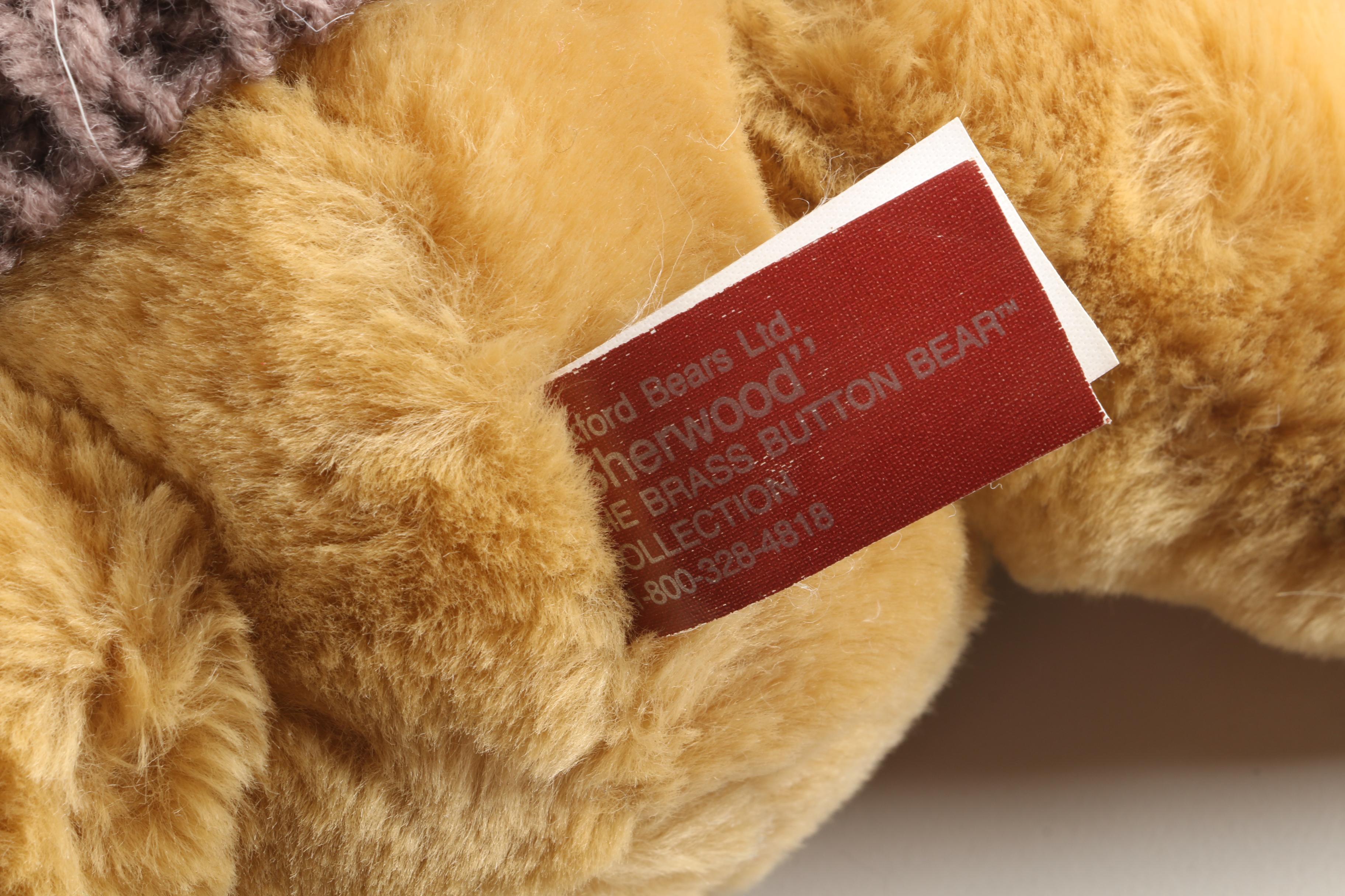 Vintage Pickford Bears "Sherwood" Teddy with Tiger "Furby" Toys