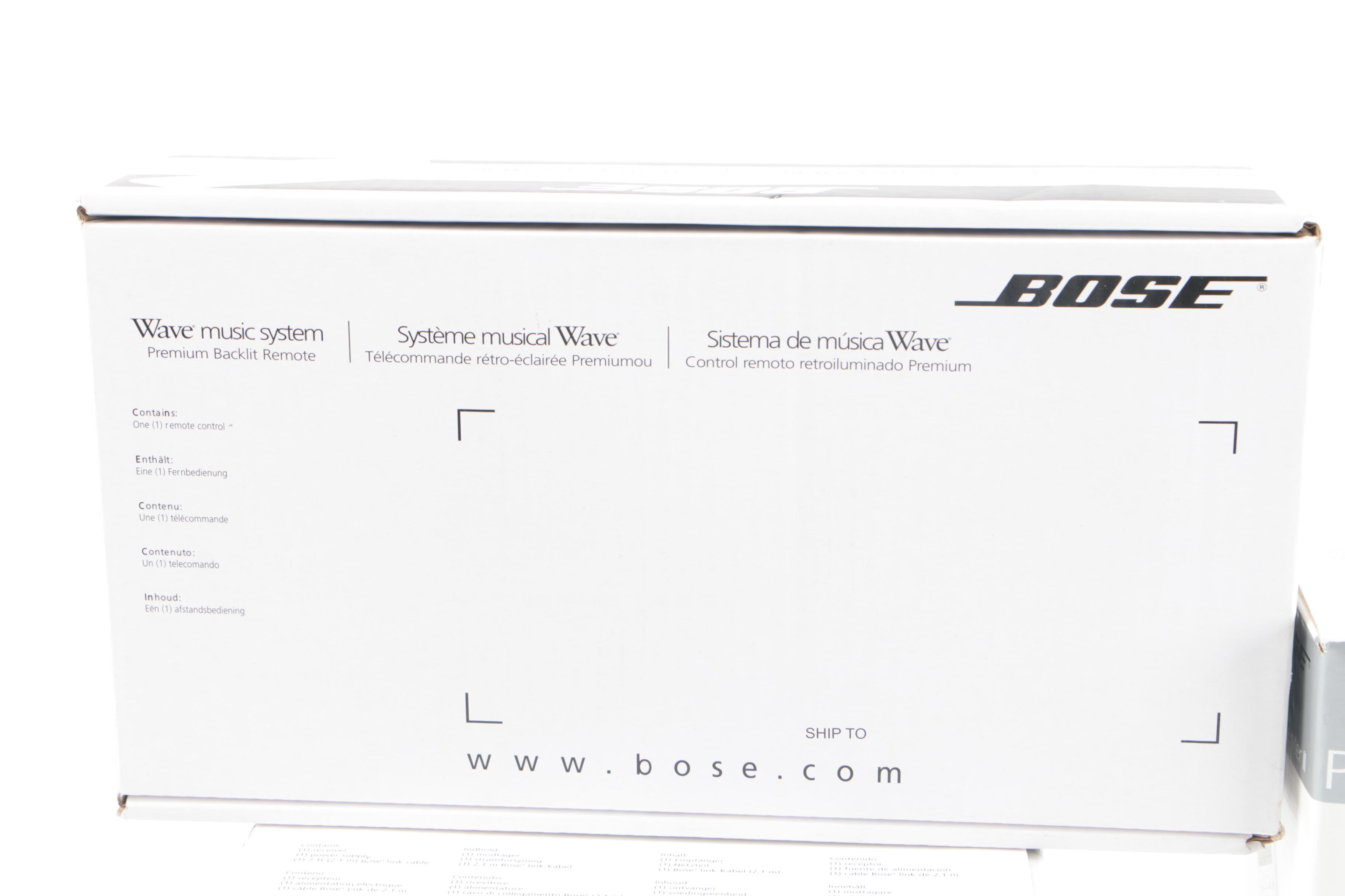 Bose Wave Music and Media Systems