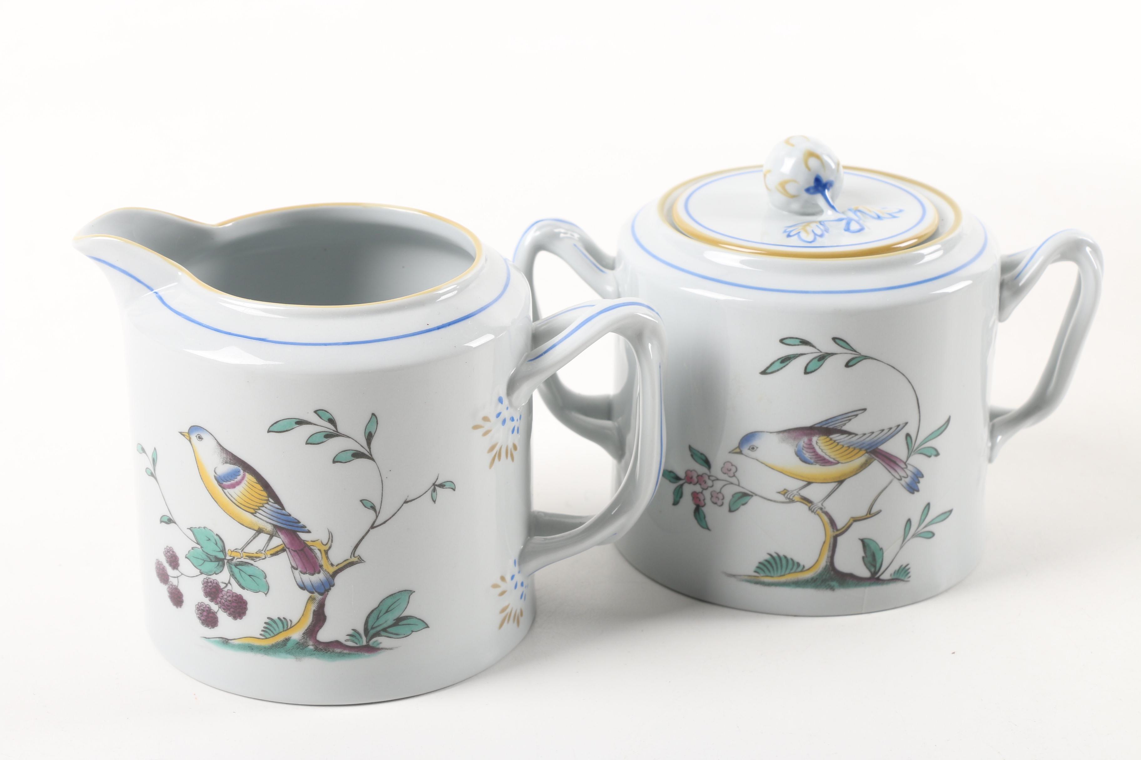 Vintage Spode "Queens Bird" and "Summer Palace" Serveware