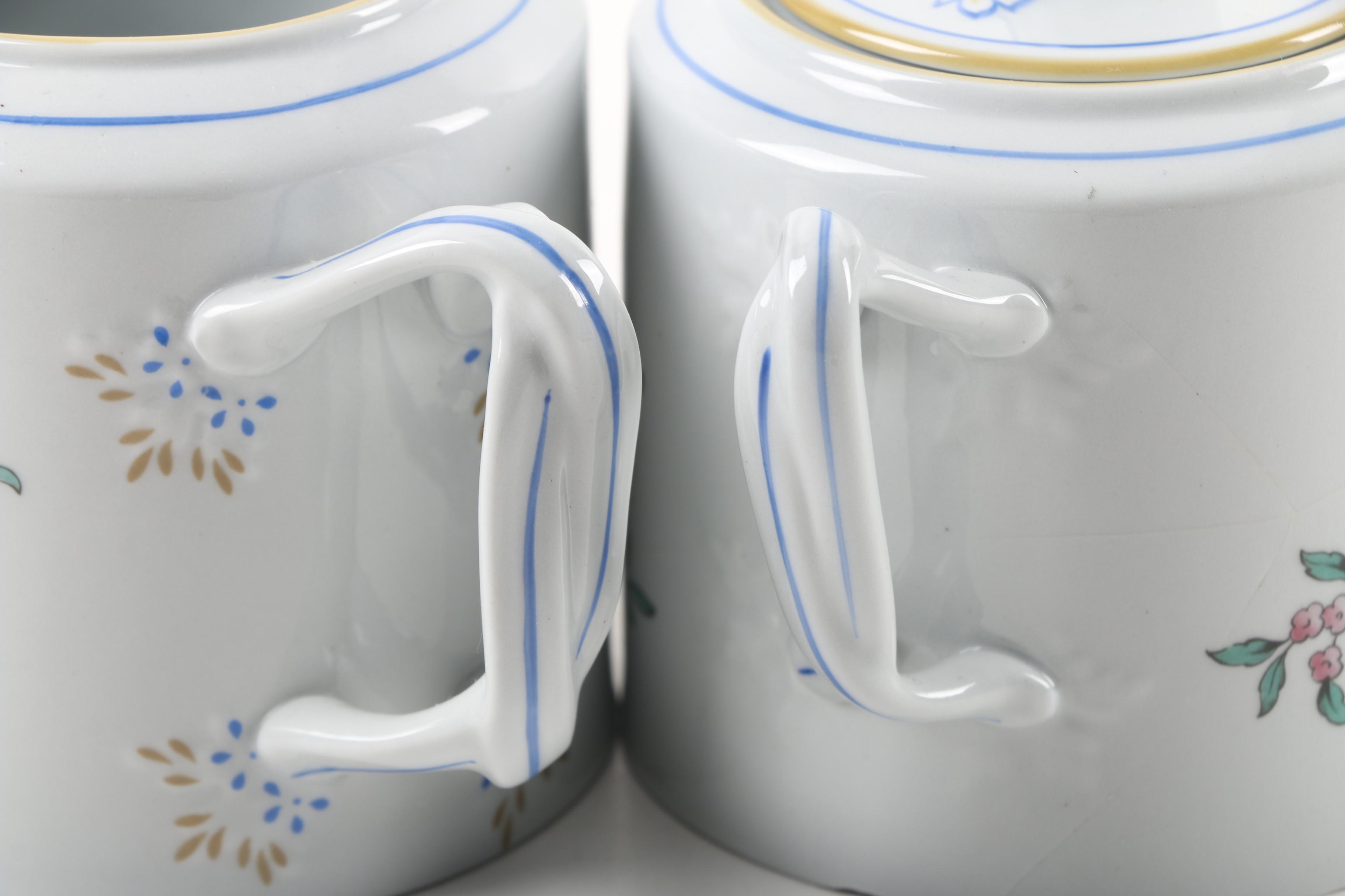 Vintage Spode "Queens Bird" and "Summer Palace" Serveware