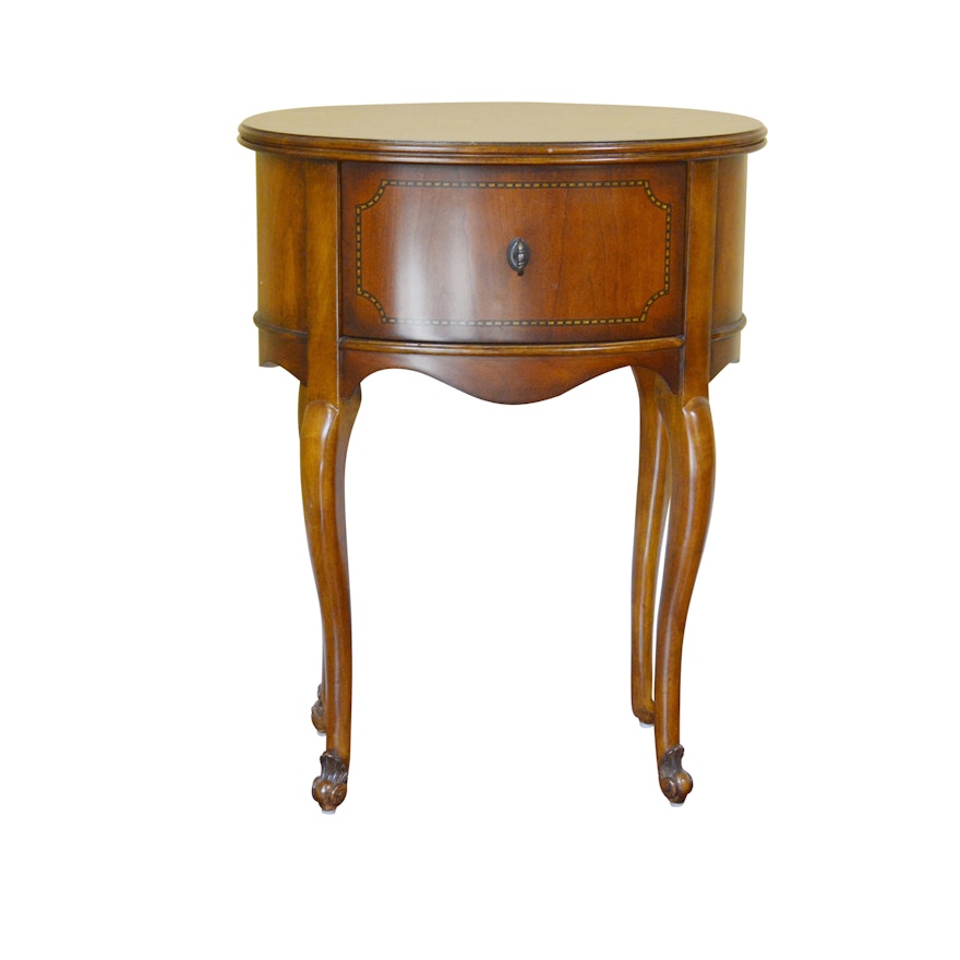 Drexel-Heritage Oval Accent Table