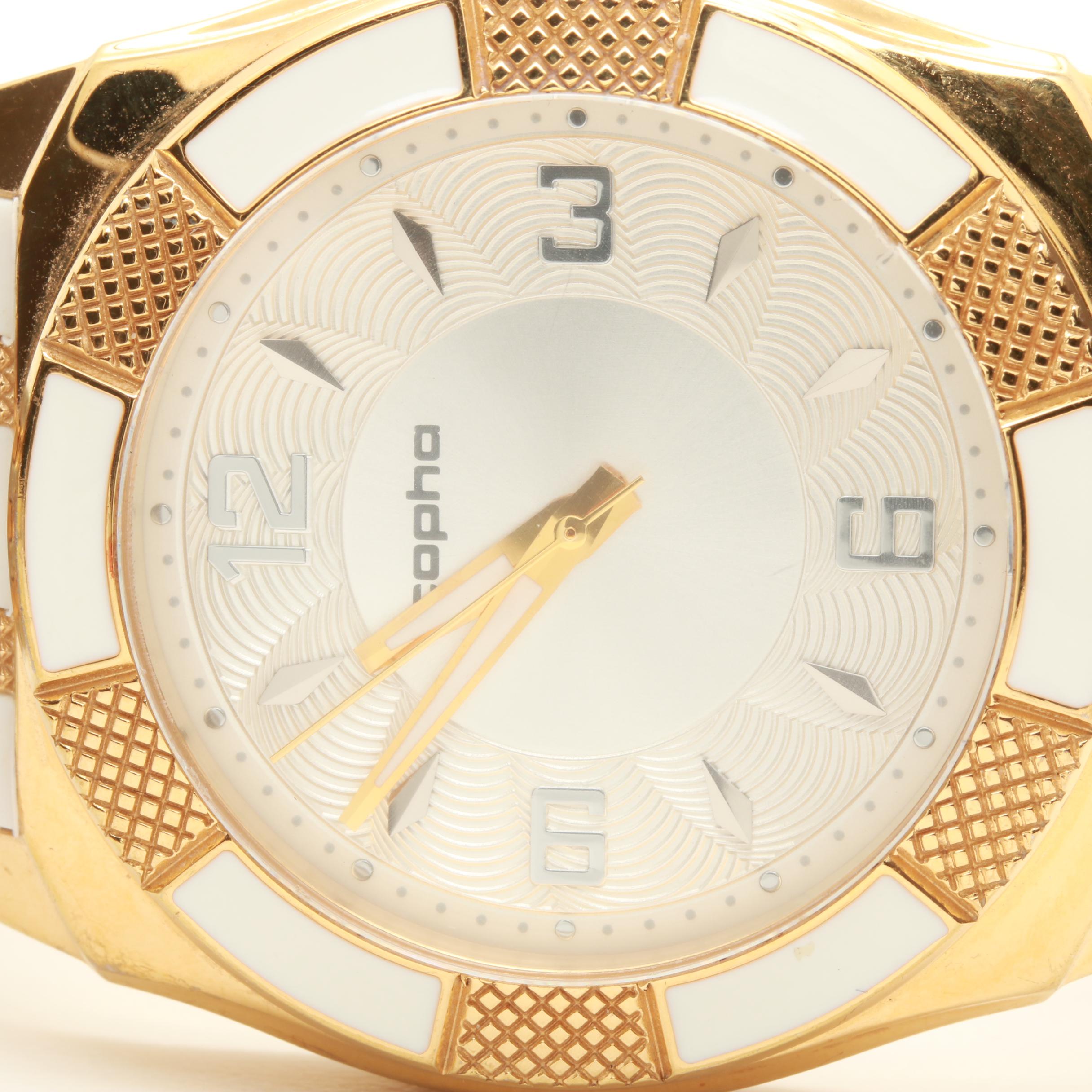 Gold Tone Stainless Steel Copha and Amica Watches