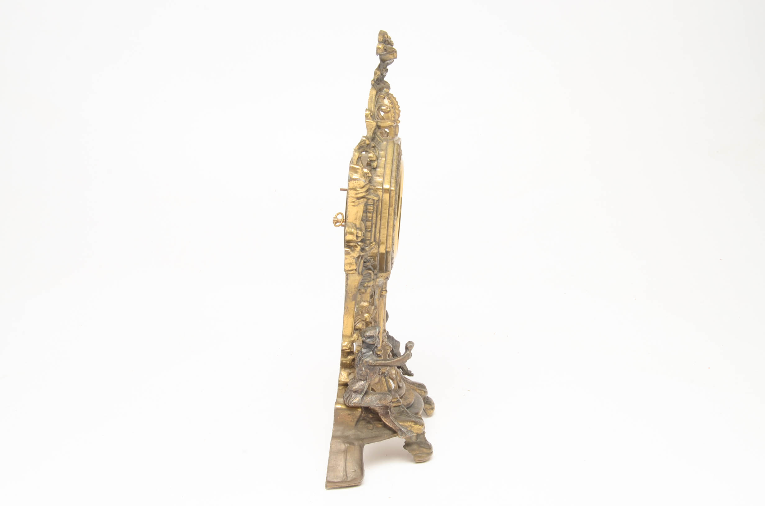 Vintage West German Figural Mantel Clock