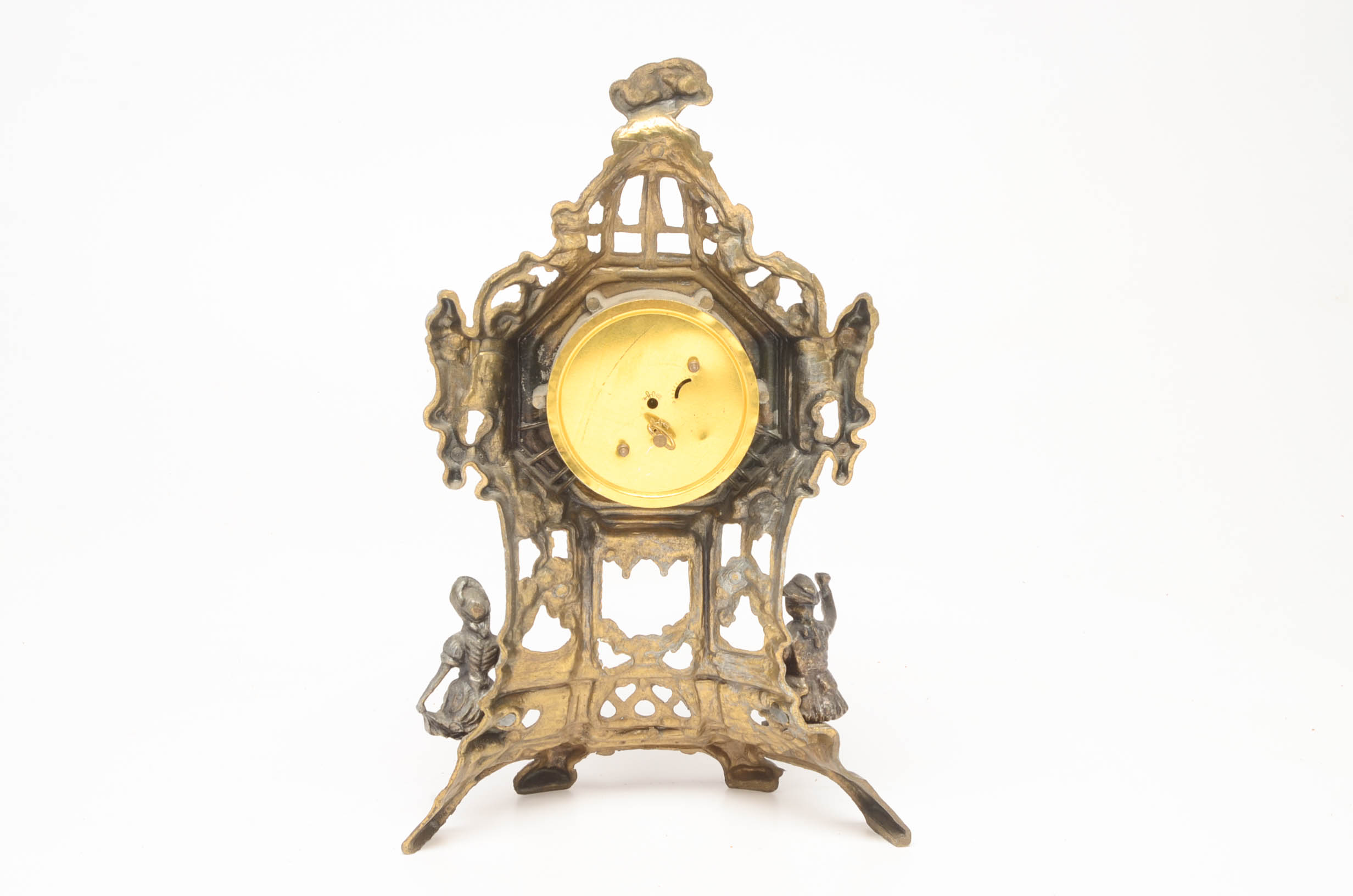 Vintage West German Figural Mantel Clock