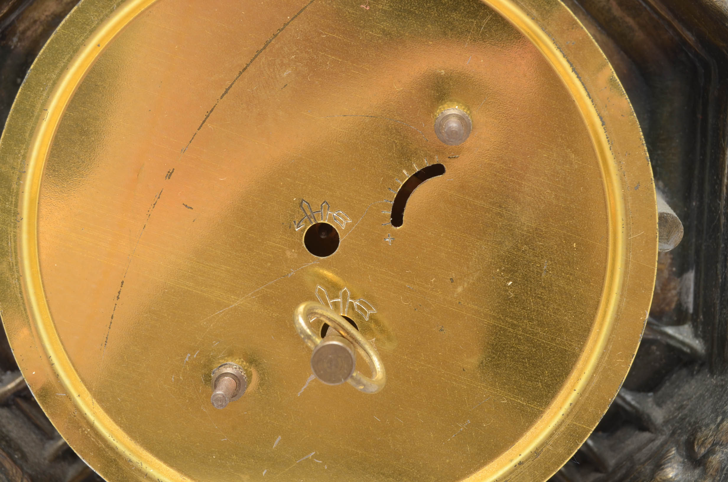 Vintage West German Figural Mantel Clock