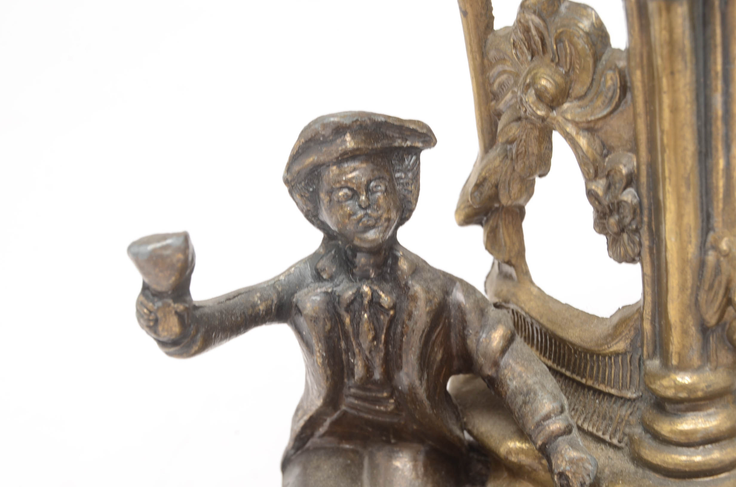 Vintage West German Figural Mantel Clock