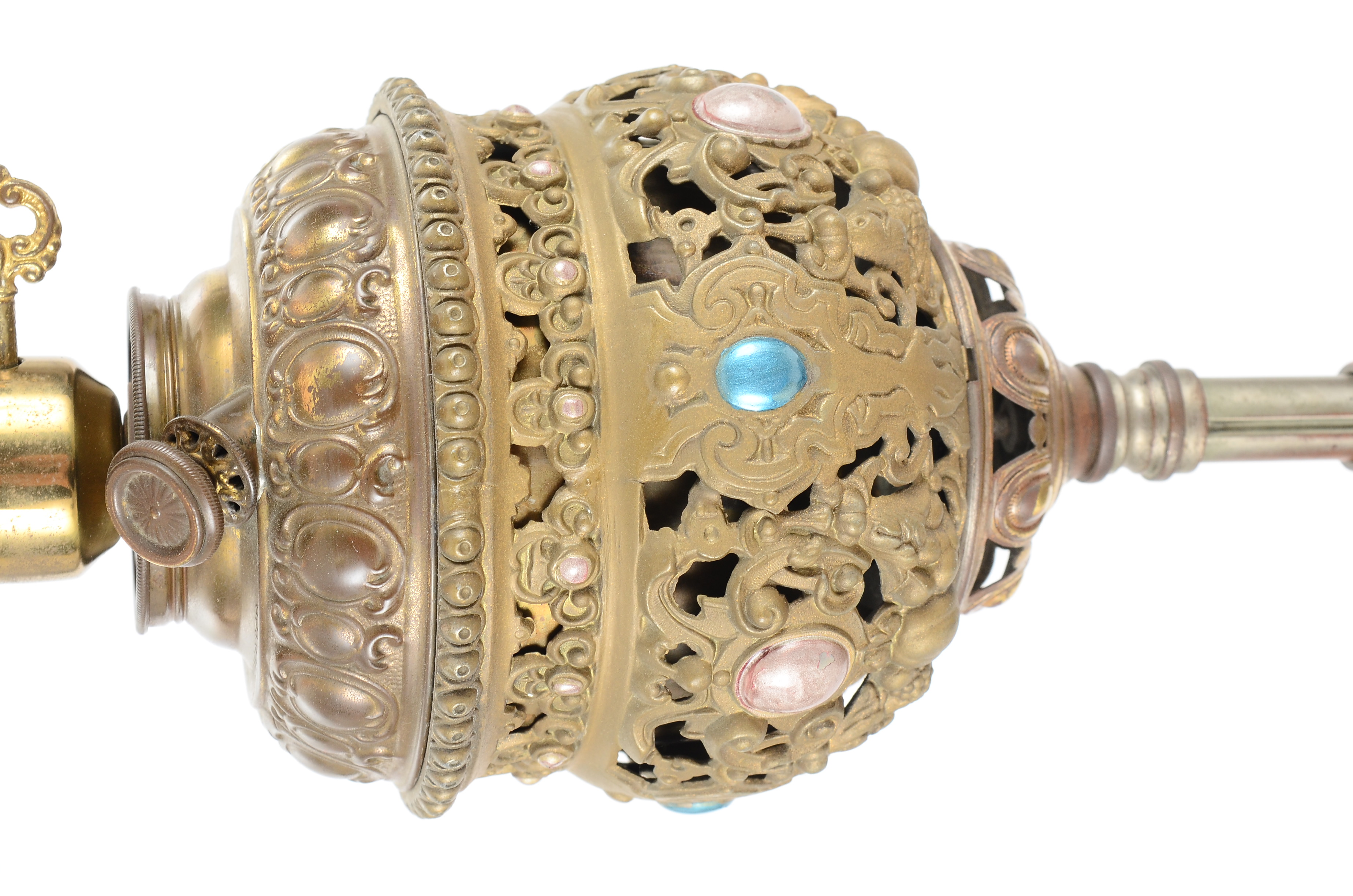 Cast Brass Piano Floor Lamp