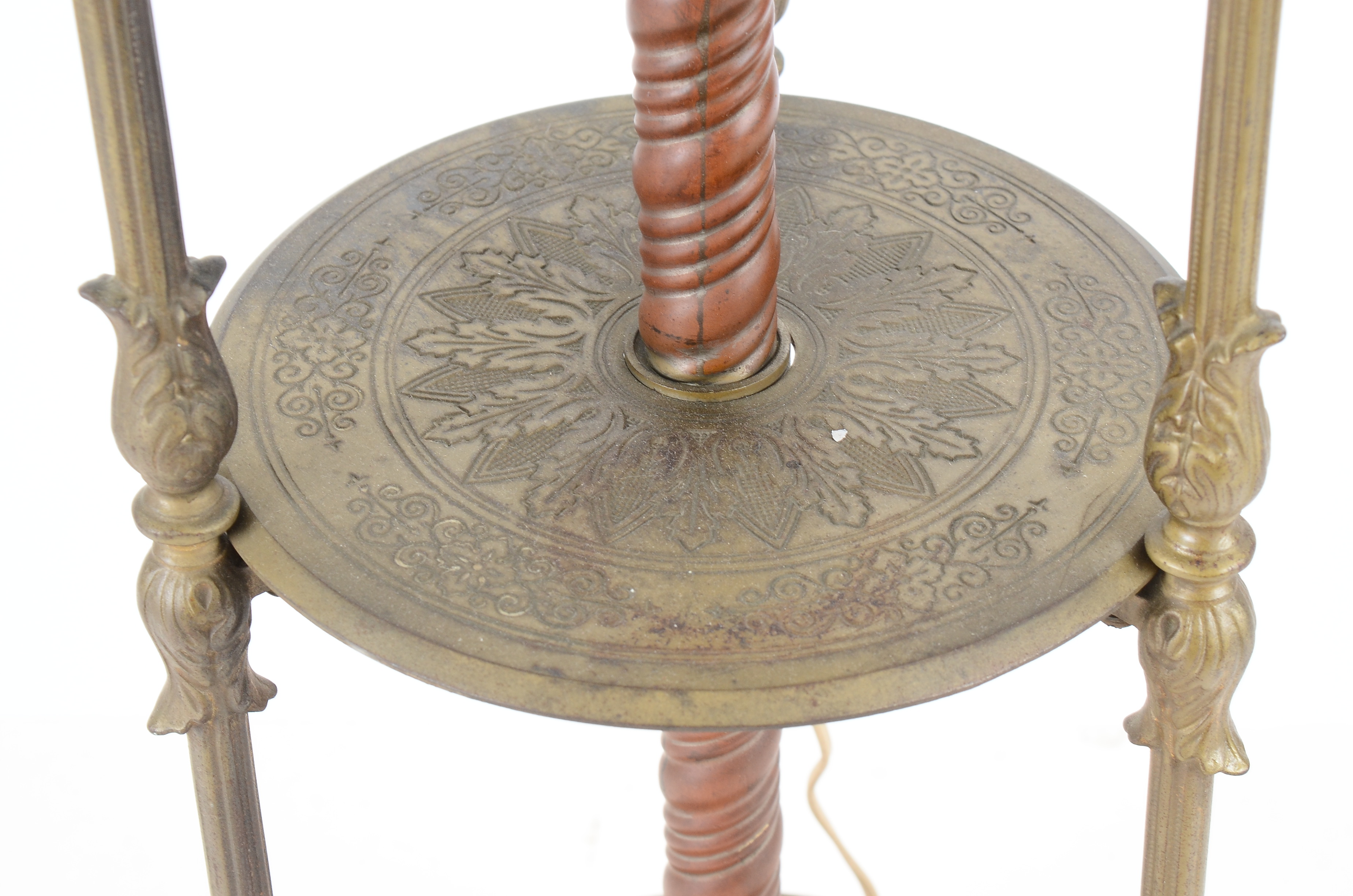 Cast Brass Piano Floor Lamp