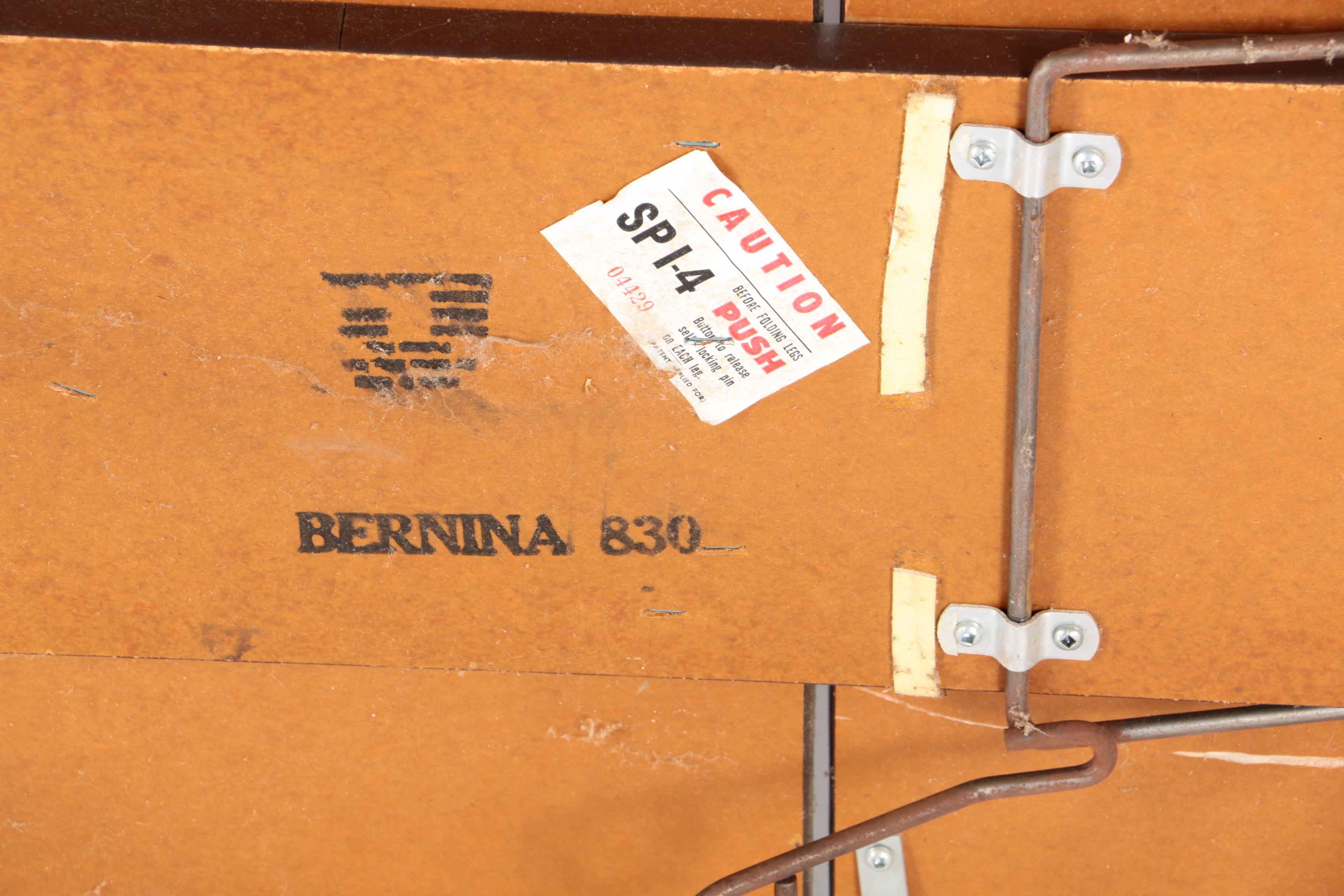 Vintage Folding Sewing Table by Bernina