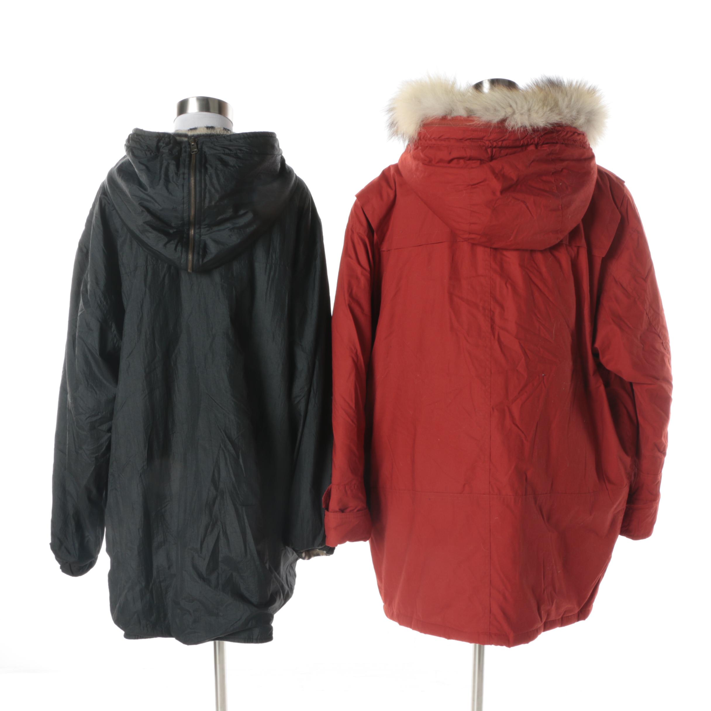 Women's J.G. Hook Parka with Fox Fur Trim Hood and Lavon Sport Winter Jacket