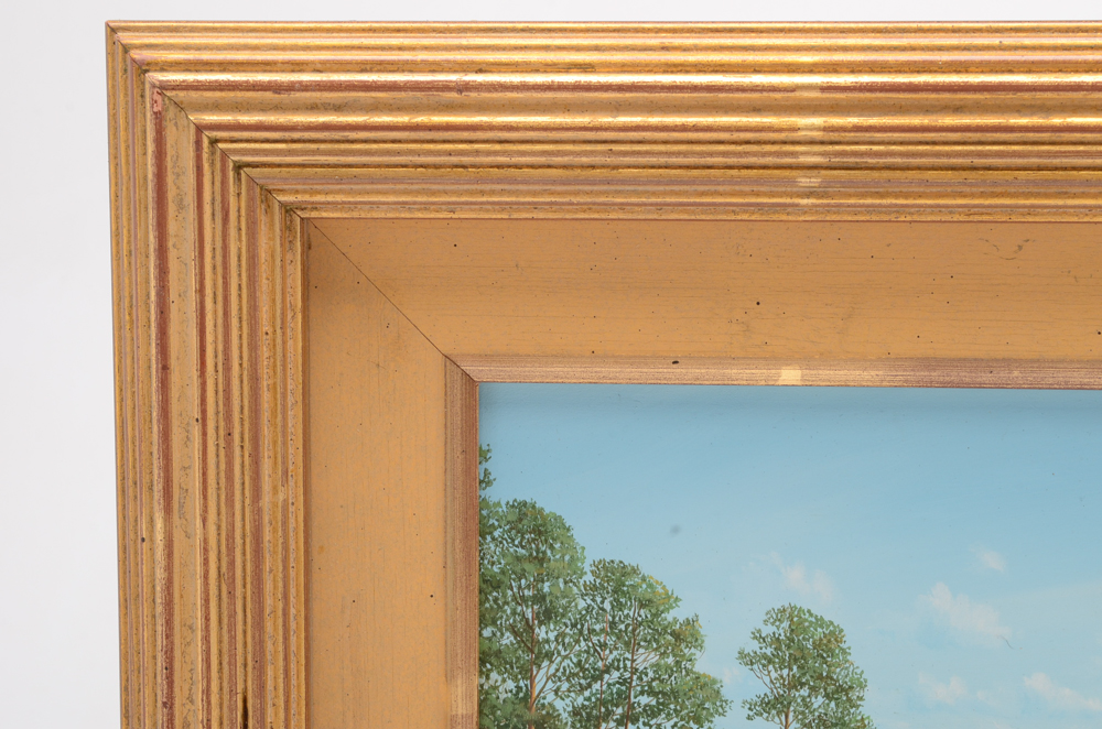 Nicholas Mace Oil Painting on Board "The Foothills"