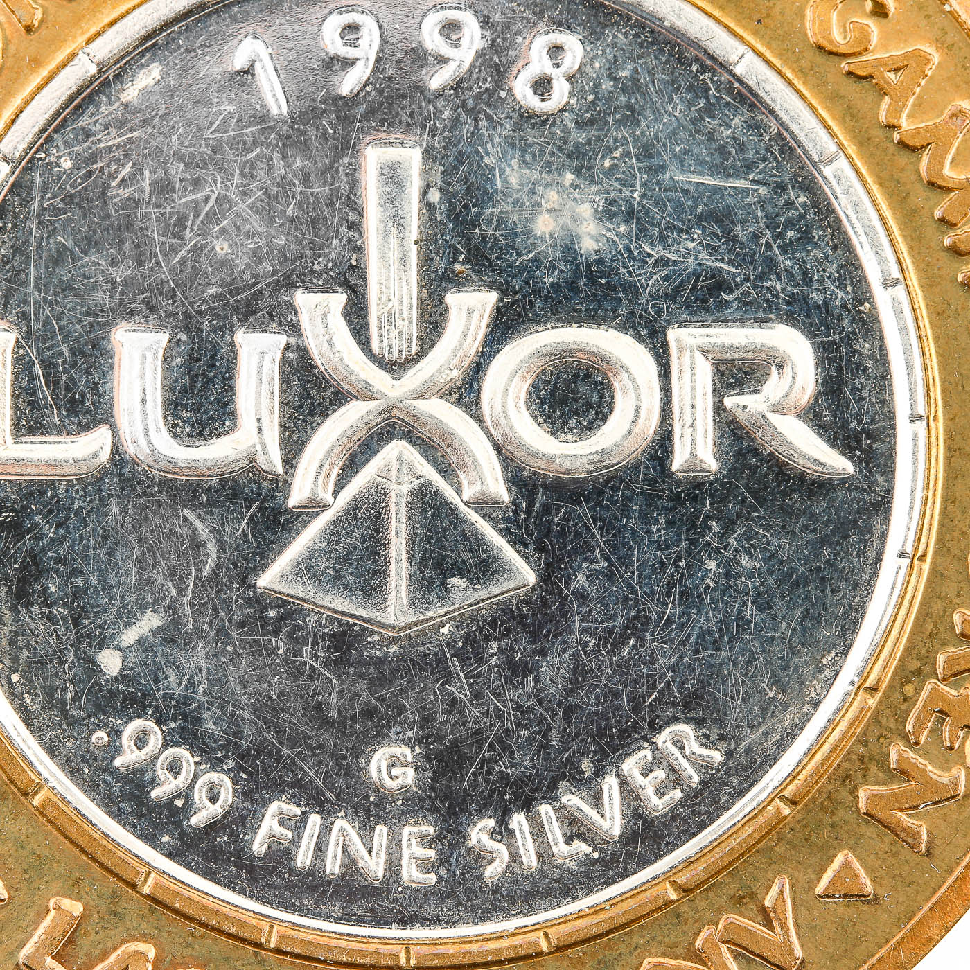 Limited Edition Ten Dollar Gaming Token From The Luxor Casino in Las Vegas