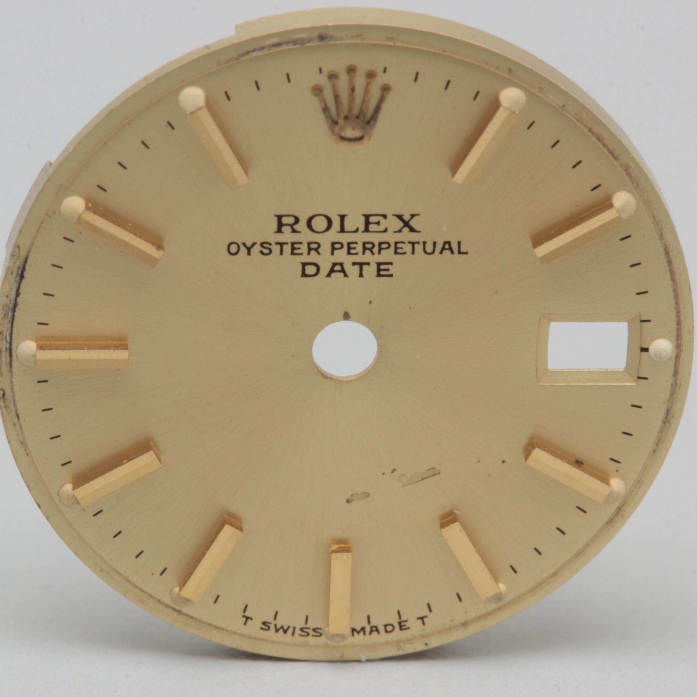 Rolex Gold Tone Oyster Perpetual Date Dial