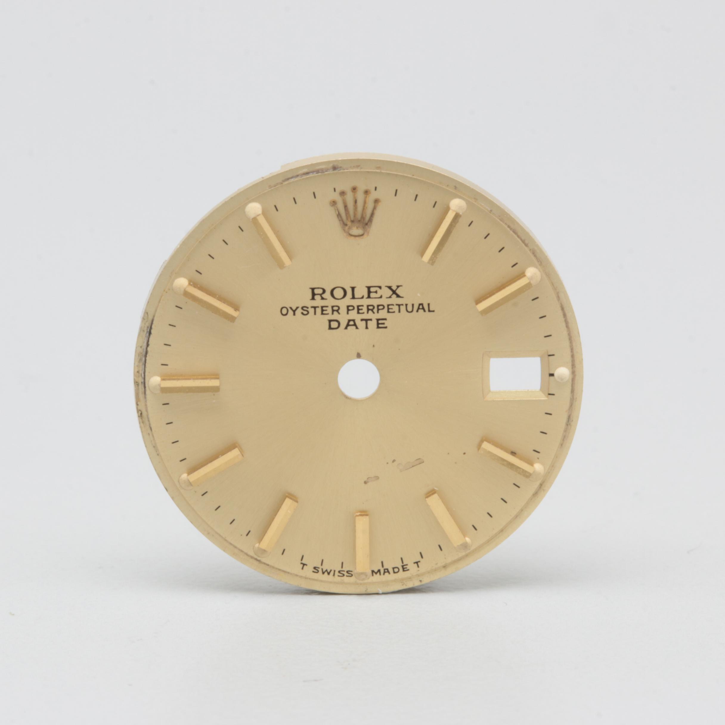 Rolex Gold Tone Oyster Perpetual Date Dial