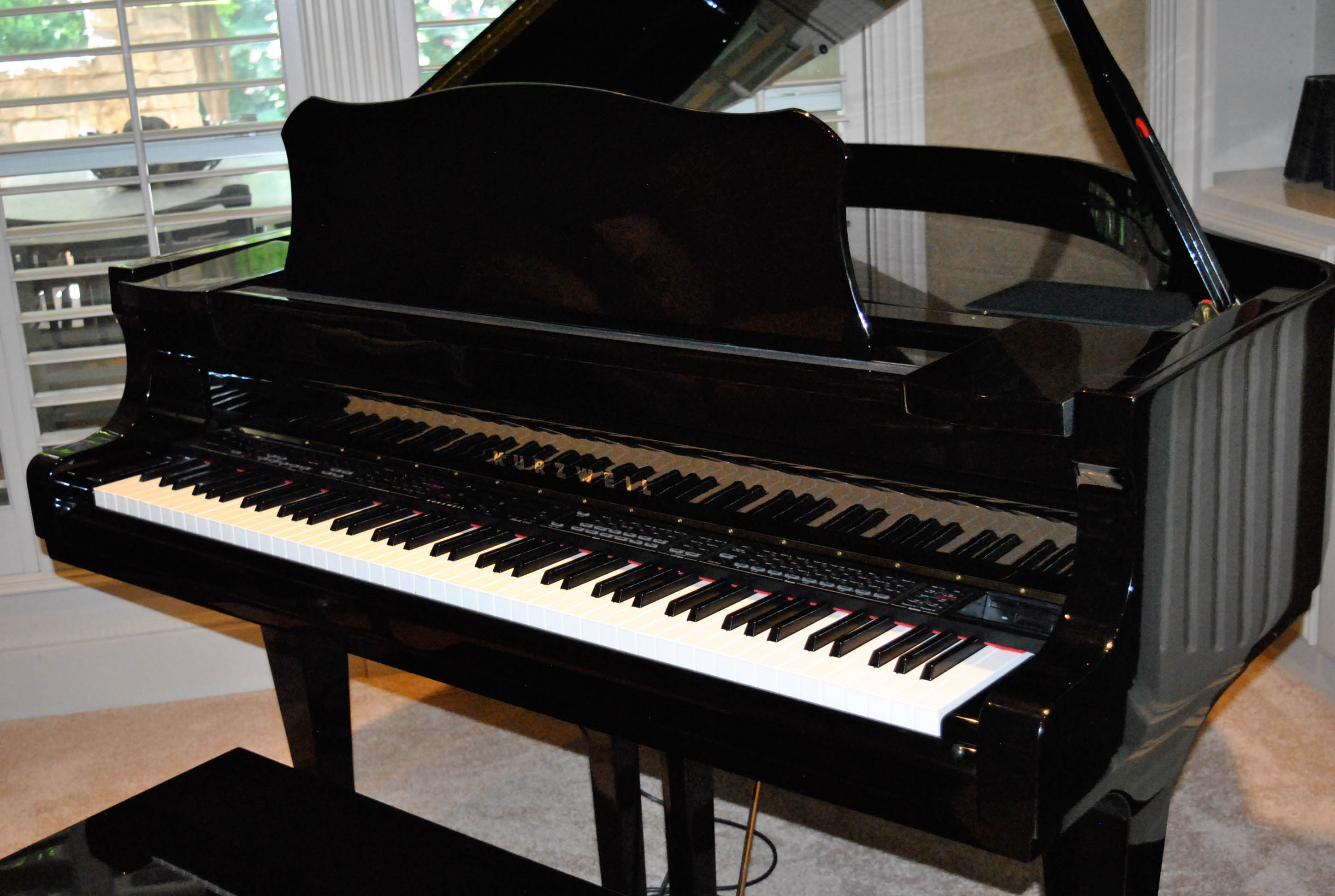 Kurzweil Mark 152 Digital Baby Grand Piano With Bench