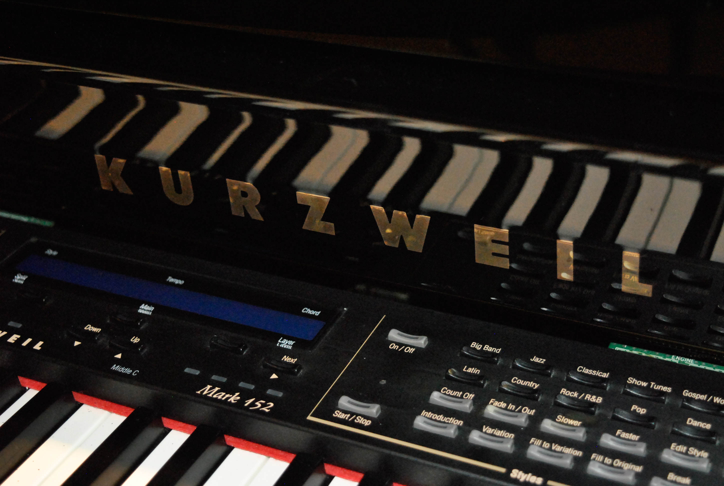 Kurzweil Mark 152 Digital Baby Grand Piano With Bench
