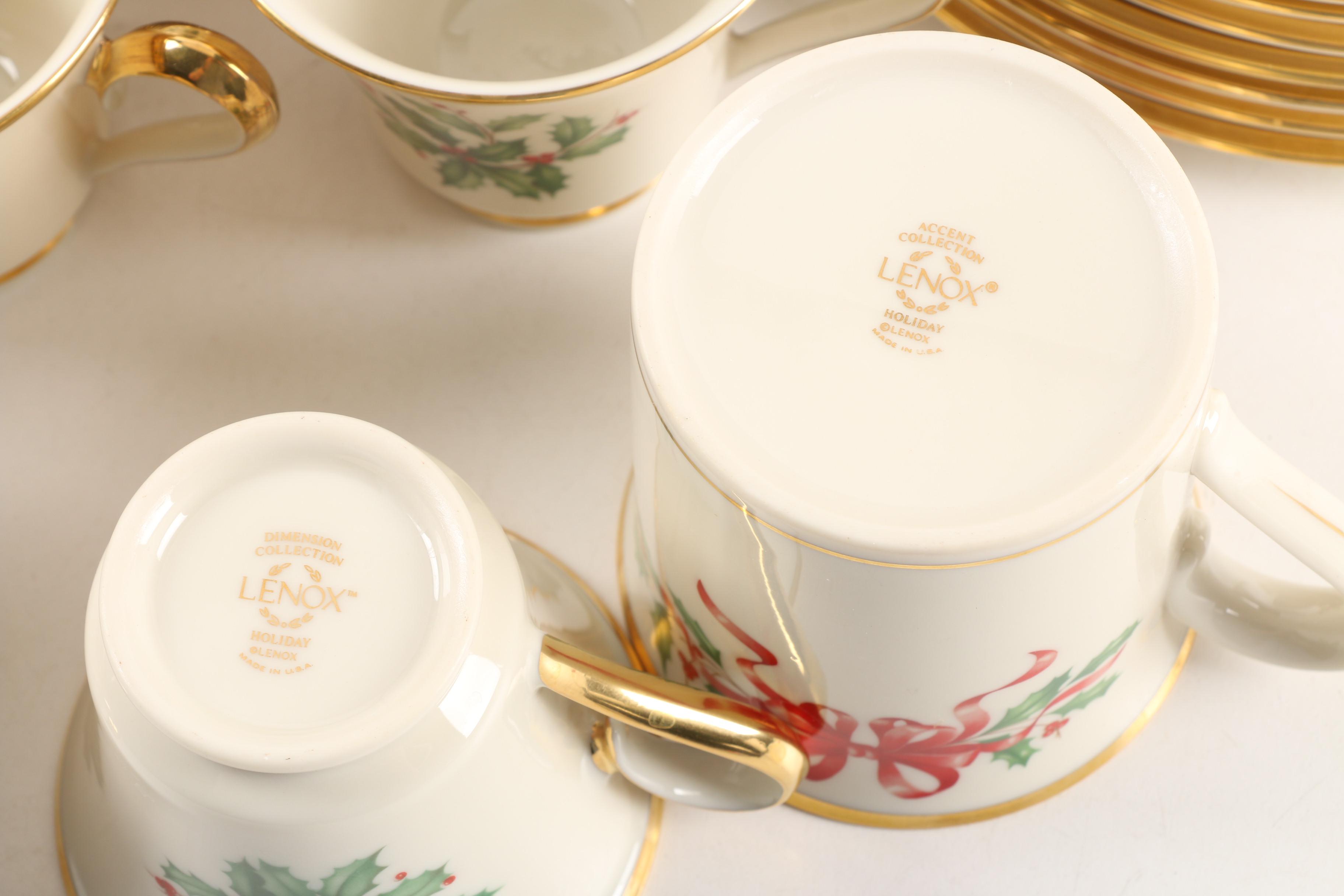 Lenox "Holiday" Dinnerware