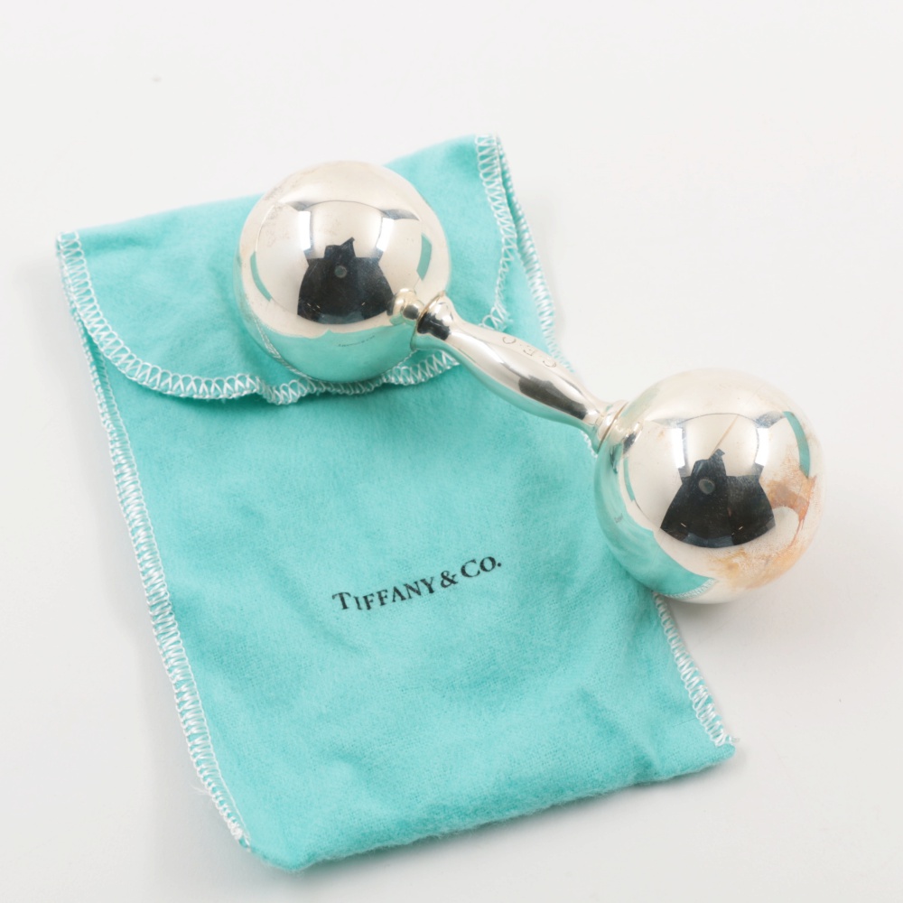 Tiffany & Co. Sterling Silver Baby Rattle