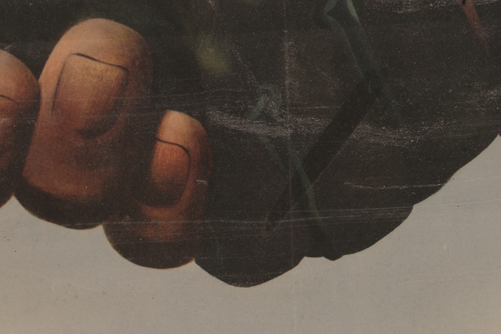 Original 1943 World War II Propaganda Poster "Together We Win"