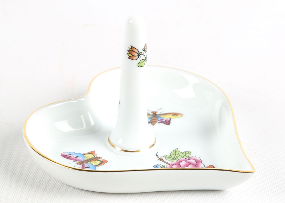 Herend Hungary "Victoria's Garden" Porcelain Ring Holder
