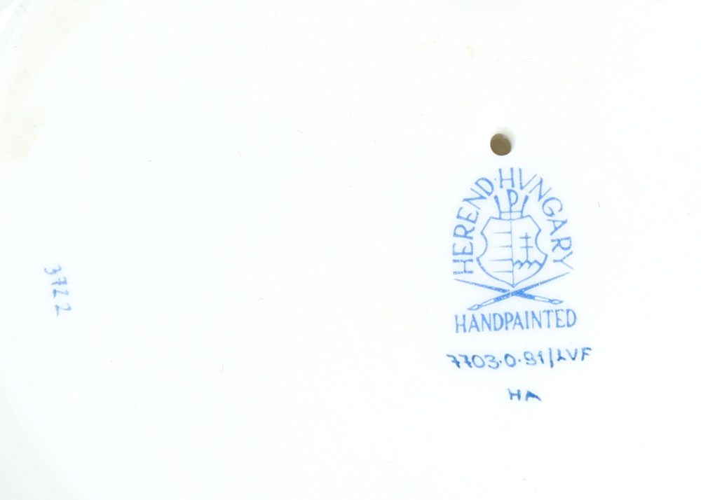 Herend Hungary "Victoria's Garden" Porcelain Ring Holder